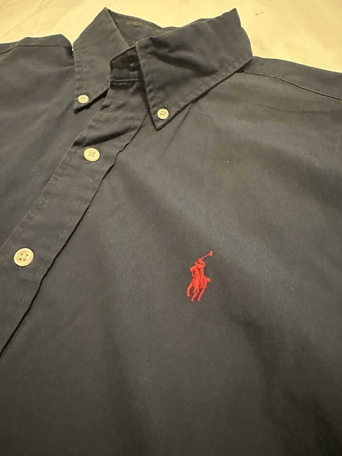 Polo Ralph Lauren Dark blue Ralph Lauren Polo short sleeve button-up Size US S / EU 44-46 / 1 - 1 Thumbnail