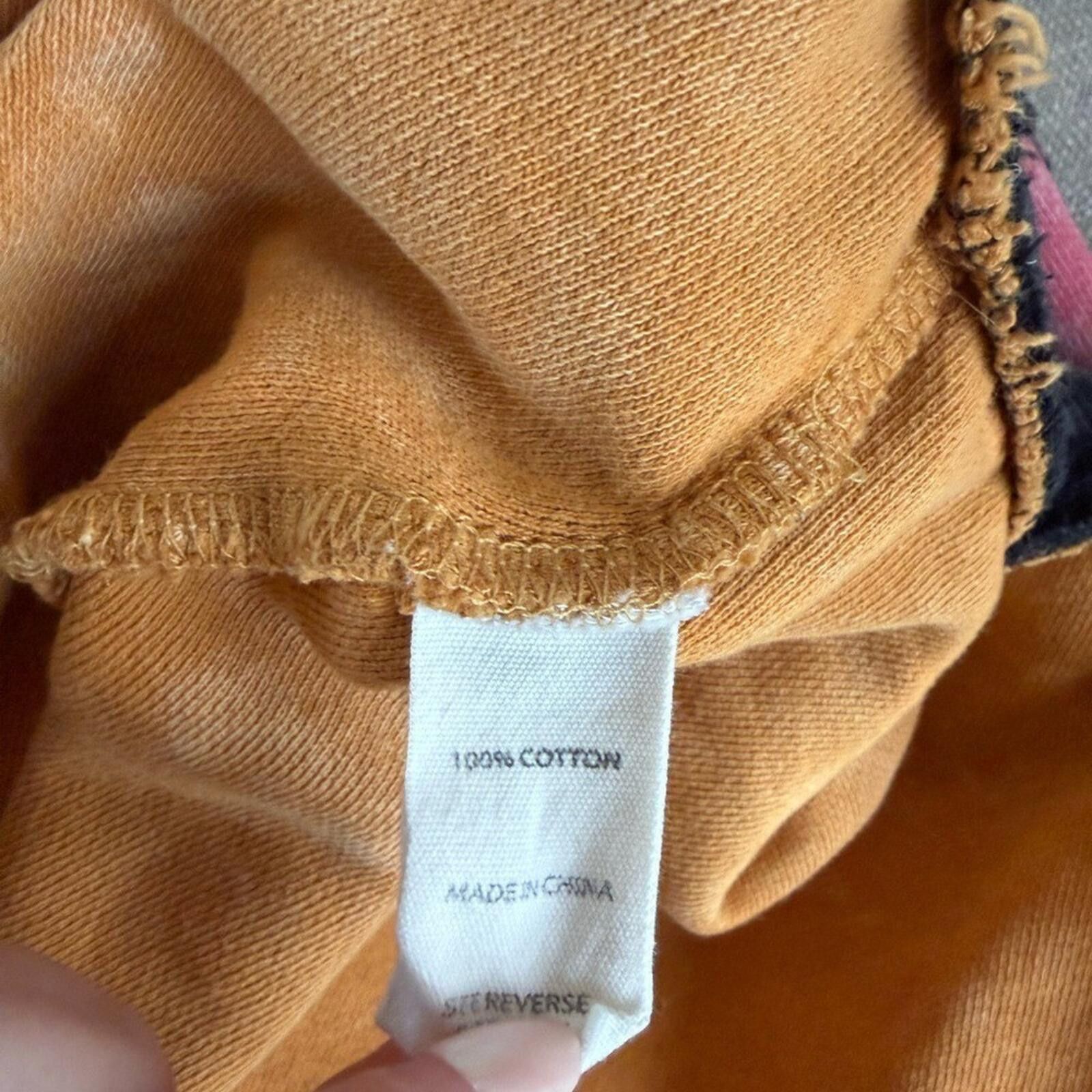 Other Gilded Intent Distressed Color Block Washed Sweatshirt Size XS / US 0-2 / IT 36-38 - 12 Thumbnail