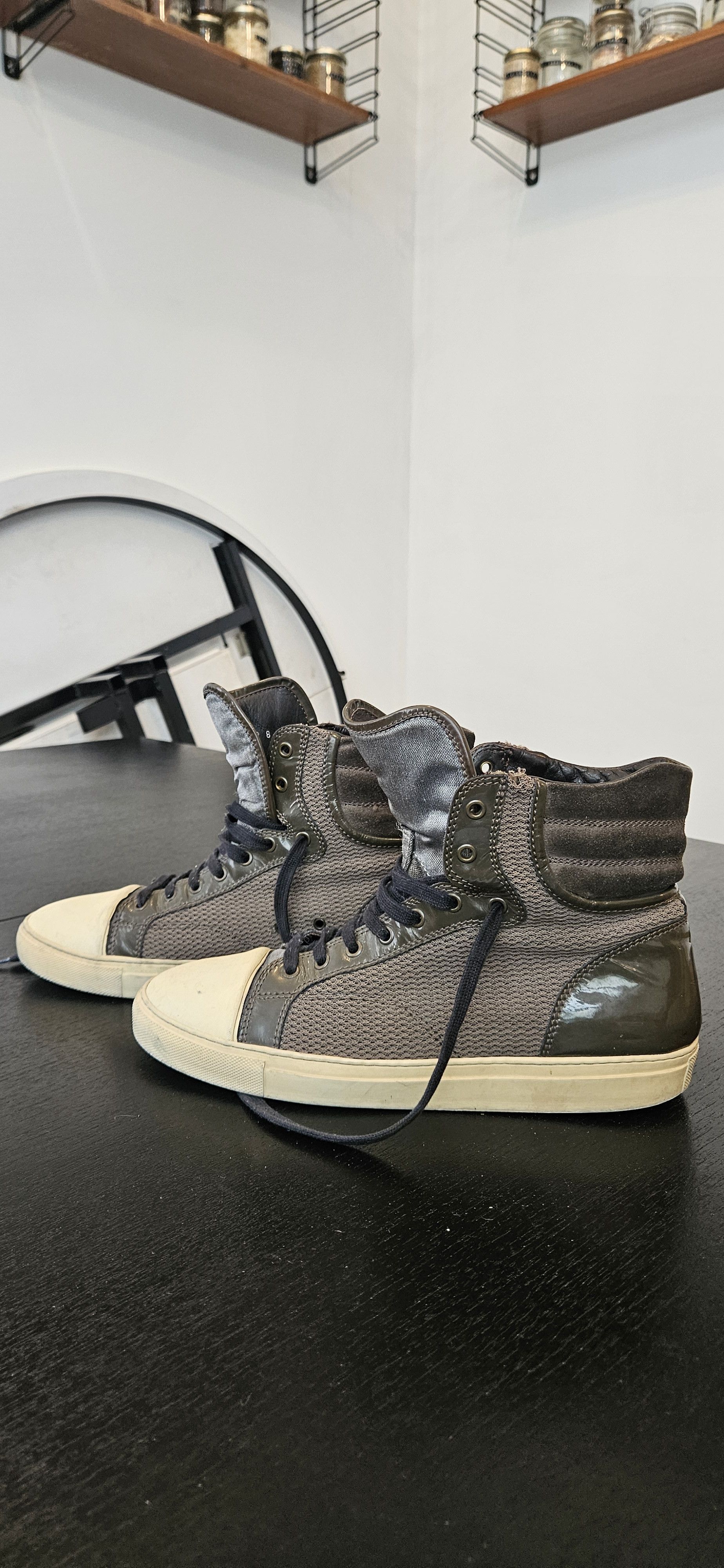 Lanvin Lanvin High-Top Sneakers with Laces - Size UK 8 Size US 9 / EU 42 - 11 Thumbnail