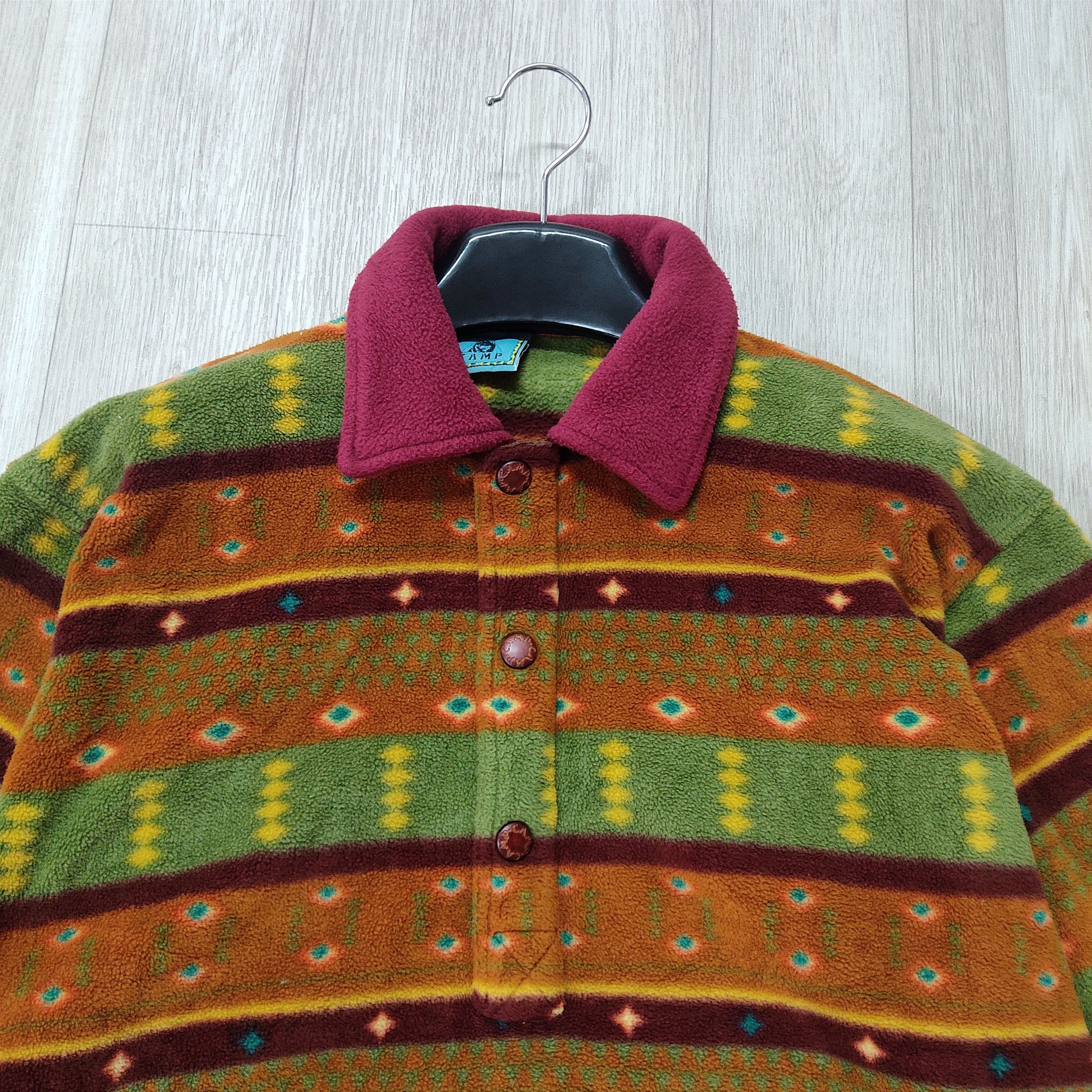 Camper CAMP Aztec Navajo Tribal Half Zipped Winter Flece Size US M / EU 48-50 / 2 - 3 Thumbnail