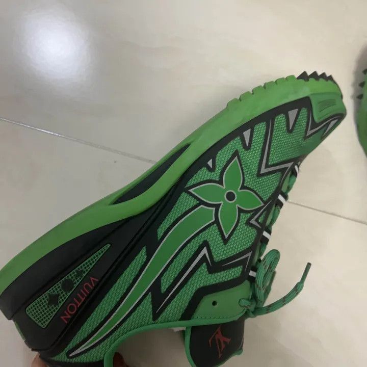 Louis Vuitton Louis Vuitton Sprint Green Lifestyle Sneakers for Men -2508 Size US 9.5 / EU 42-43 - 6 Thumbnail