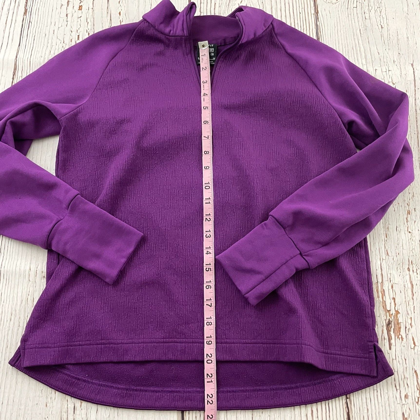 Nike Nike Dri-Fit Pullover Jacket Women's Small Purple Size S / US 4 / IT 40 - 3 Thumbnail