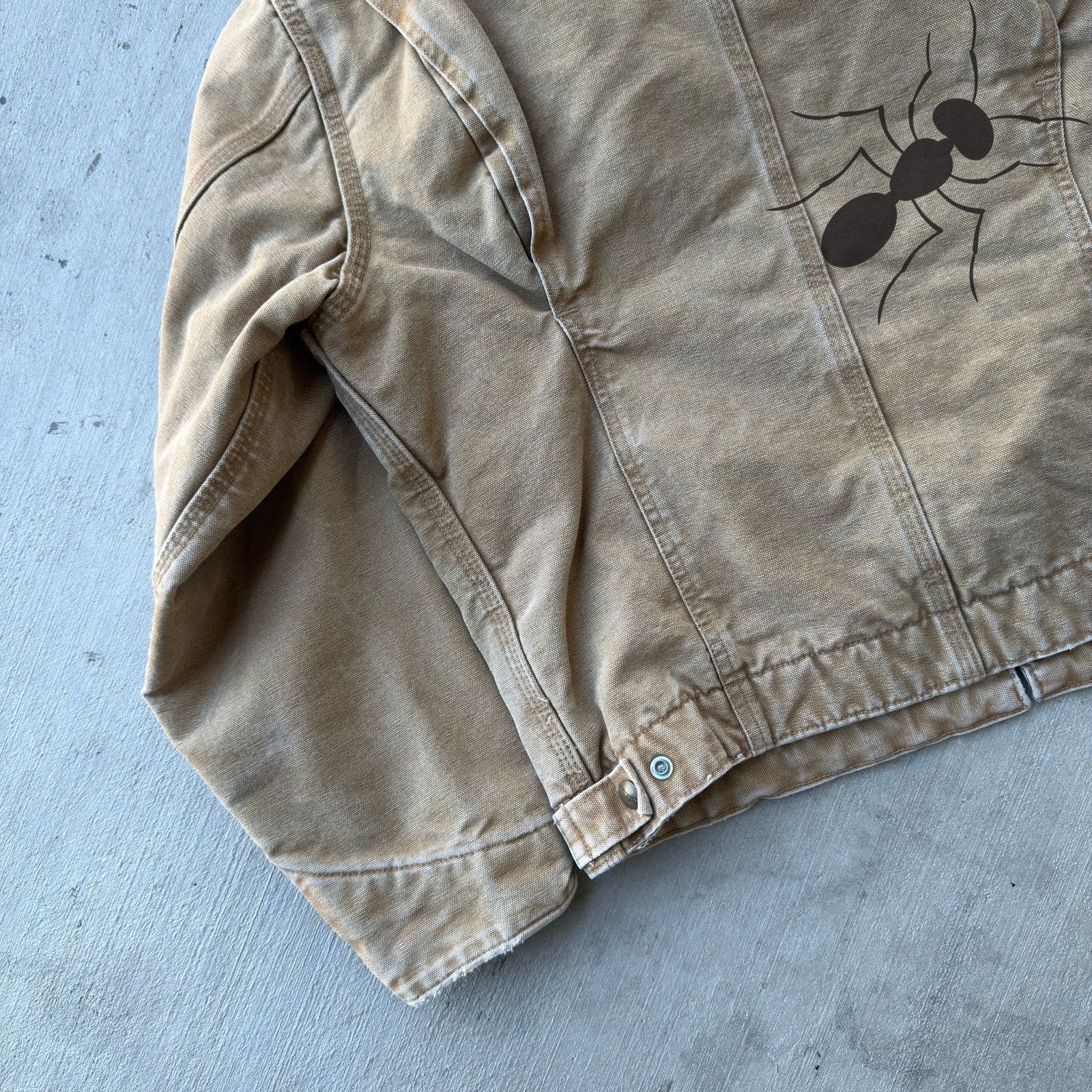Carhartt × Vintage Carhartt WOMENS WJ097 CML brown Detroit work wear jacket Size US L / EU 52-54 / 3 - 7 Thumbnail