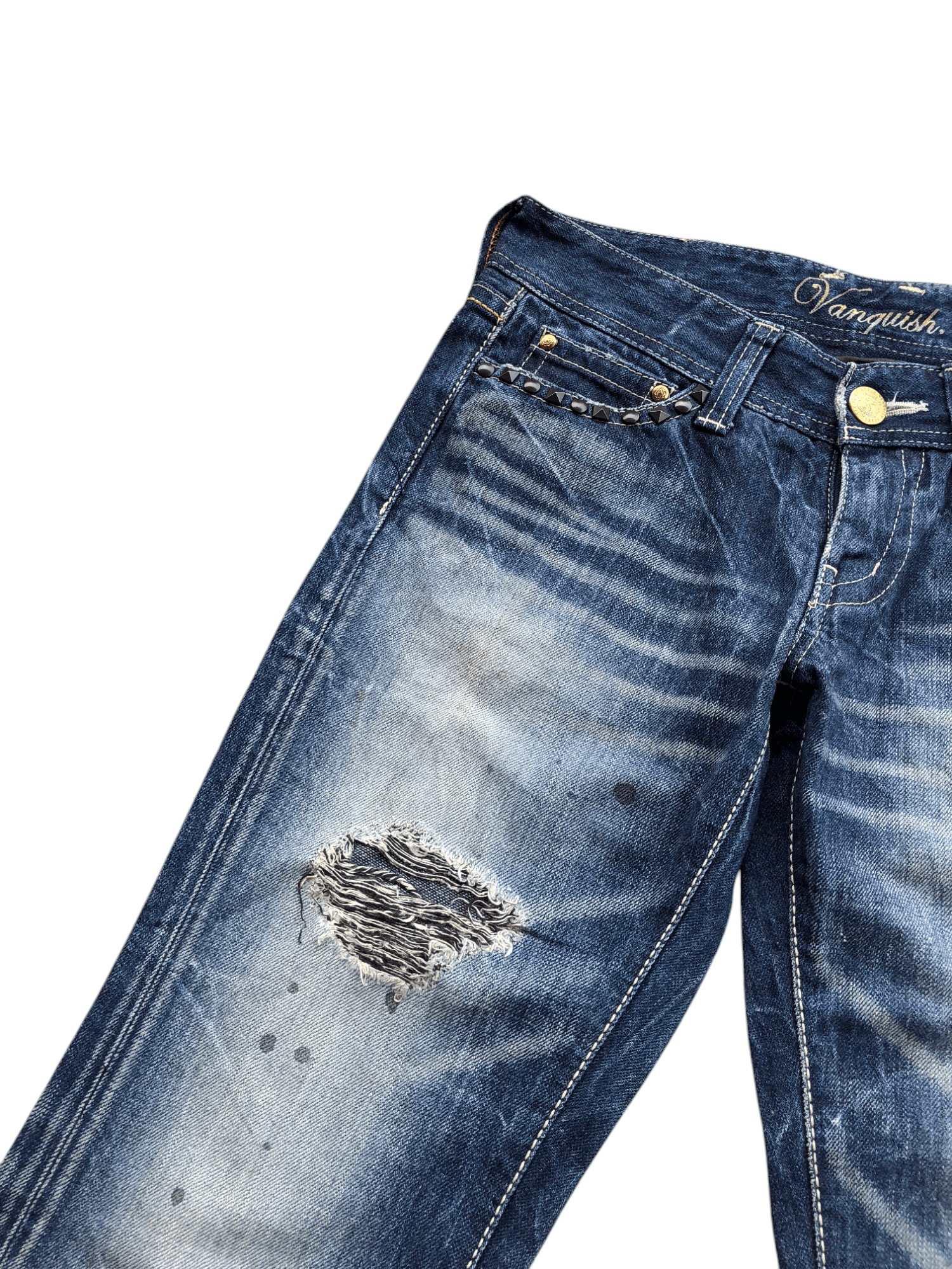 If Six Was Nine × Le Grande Bleu (L.G.B.) × Vanquish Vanquish flared denim Size US 30 / EU 46 - 5 Thumbnail