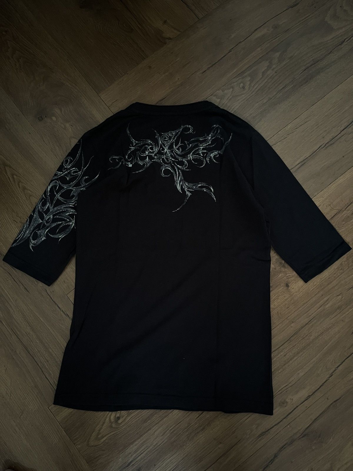 Tornado Mart Tornado Mart Vkei Gothic Pattern Raglan Shirt Size US M / EU 48-50 / 2 - 3 Thumbnail