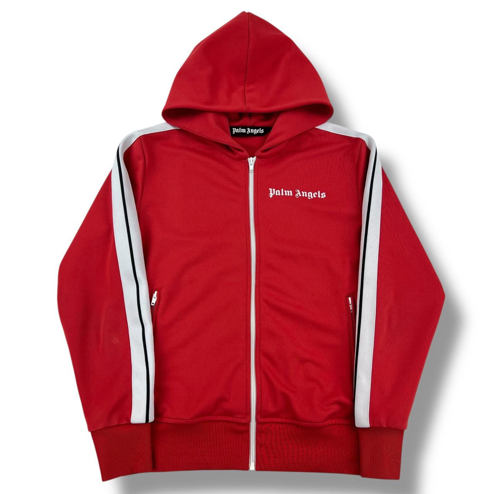 Palm Angels Palm Angels Red Track Hoodie Size US M / EU 48-50 / 2 - 2 Thumbnail