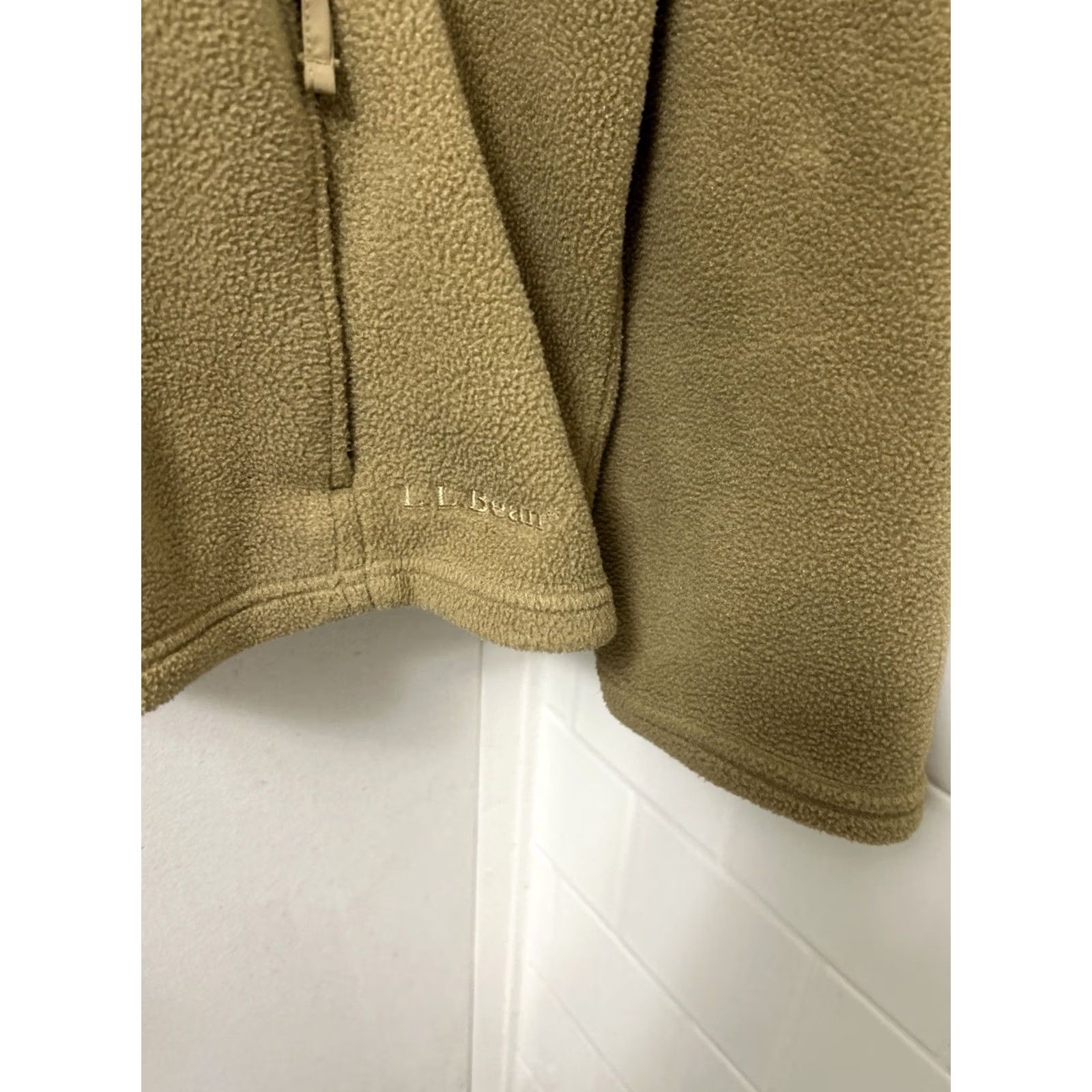 Vintage LL Bean Polartec Fleece Pullover Mens 2XL Tan Khaki Snap T Sweater Jacket 0BFC3 Size US XXL / EU 58 / 5 - 4 Thumbnail