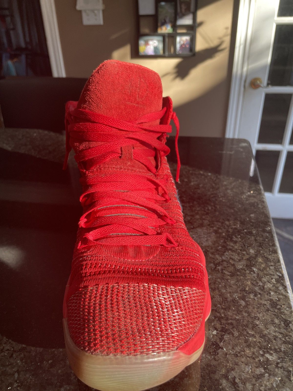 Nike Nike Hyperdunk 2017 flyknit university red Size US 12 / EU 45 - 3 Thumbnail