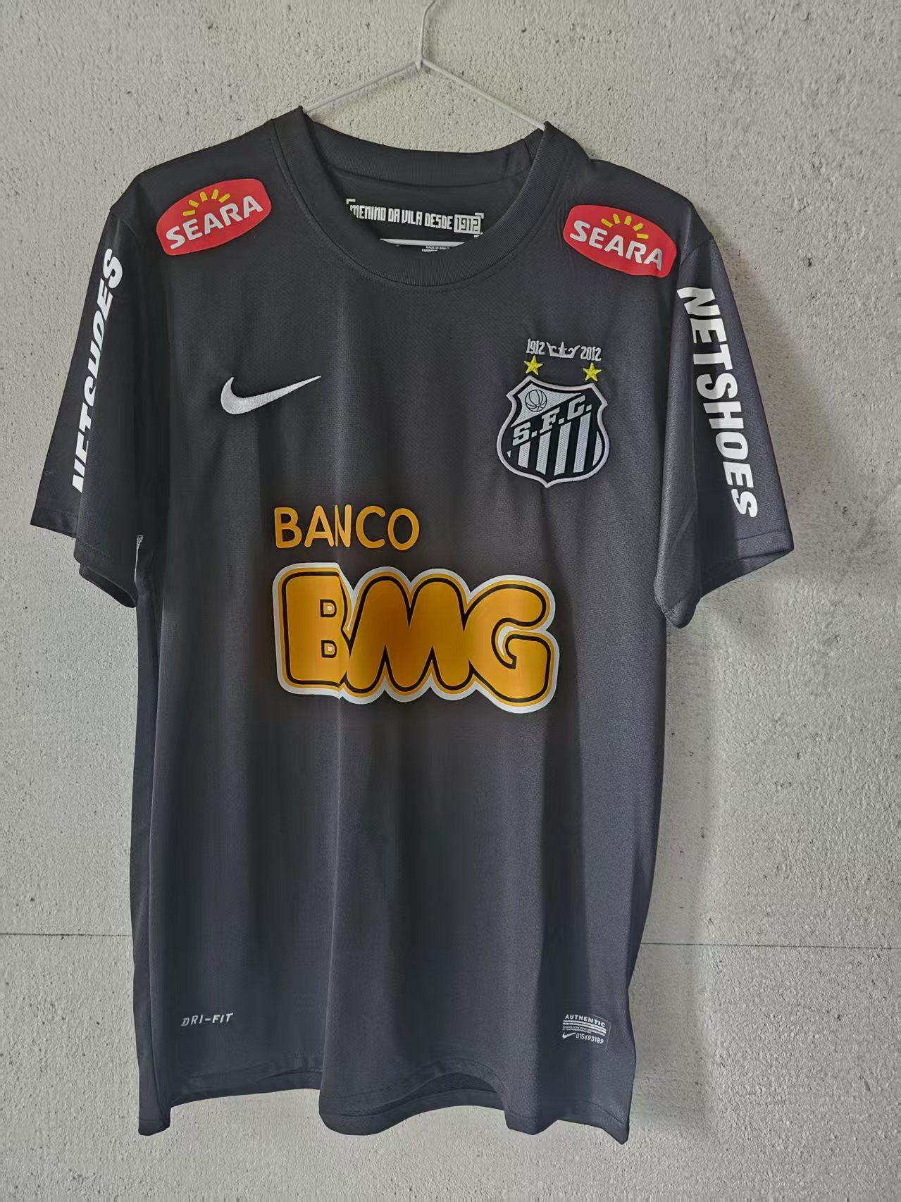 Other Santos FC 11 Neymar Jersey Black Size US XL / EU 56 / 4 - 2 Thumbnail