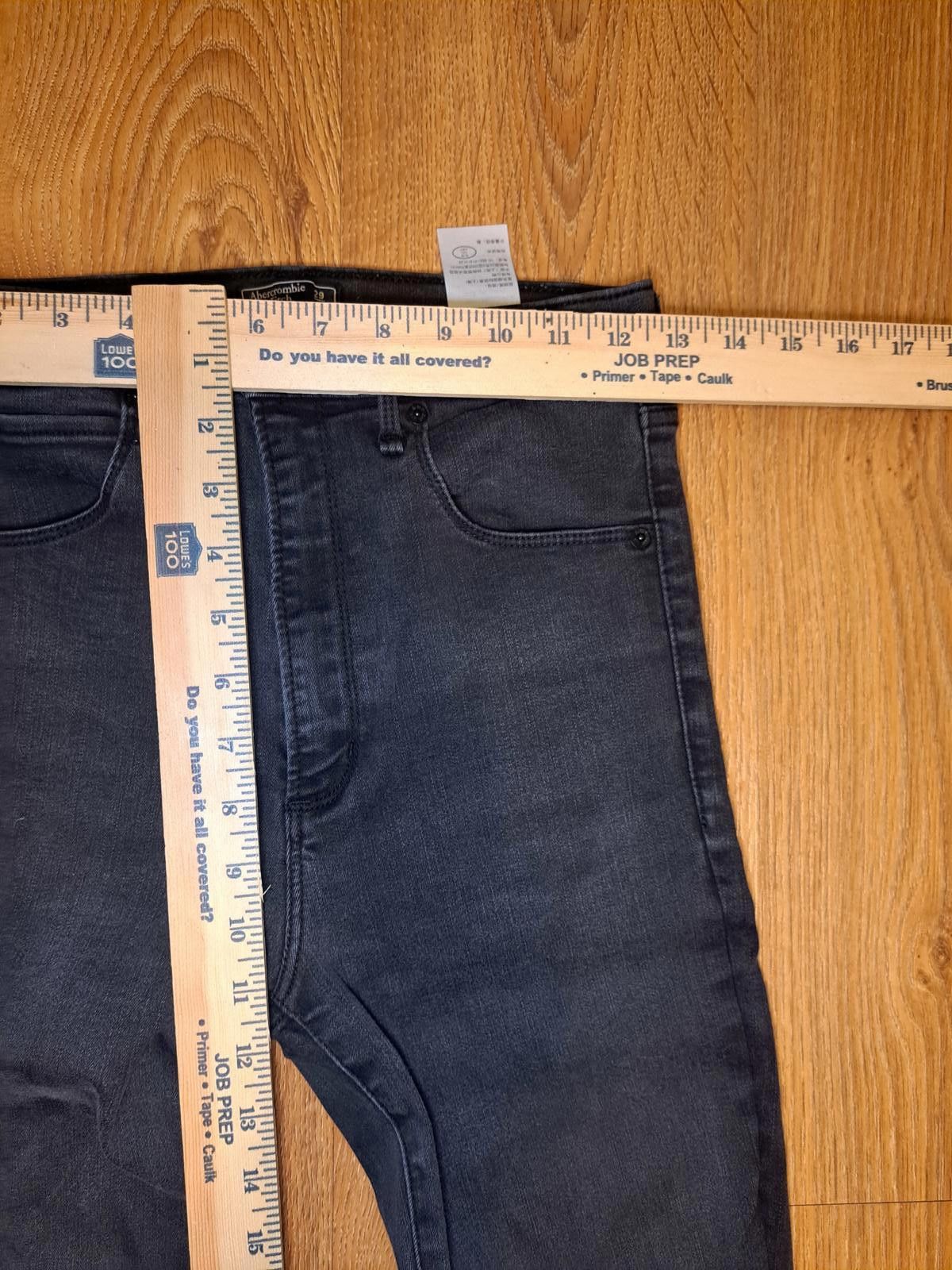 Abercrombie & Fitch Abercrombie & Fitch Jeans Womens 8R W29 Black High Rise Size 30" / US 8 / IT 44 - 7 Thumbnail