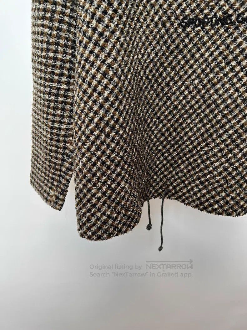 Issey Miyake Issey Miyake Houndstooth Fleece Drawstring Stand Collar Ja Size US M / EU 48-50 / 2 - 5 Thumbnail