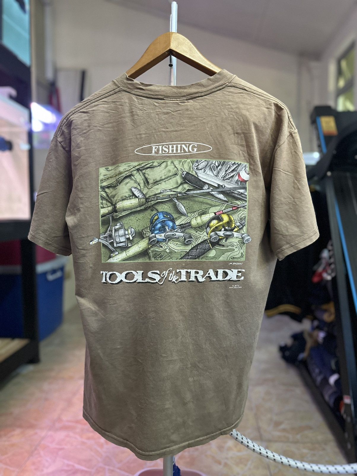 Vintage Vintage fishing tshirt Size US M / EU 48-50 / 2 - 1 Thumbnail