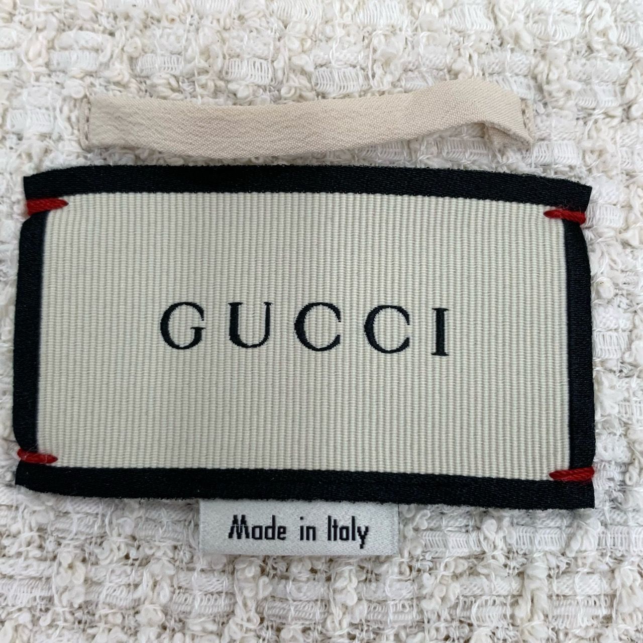 Gucci Gucci Striped Trim Tweed V-Neck Color-Block Cardigan, Size 3 Size XS / US 0-2 / IT 36-38 - 2 Thumbnail