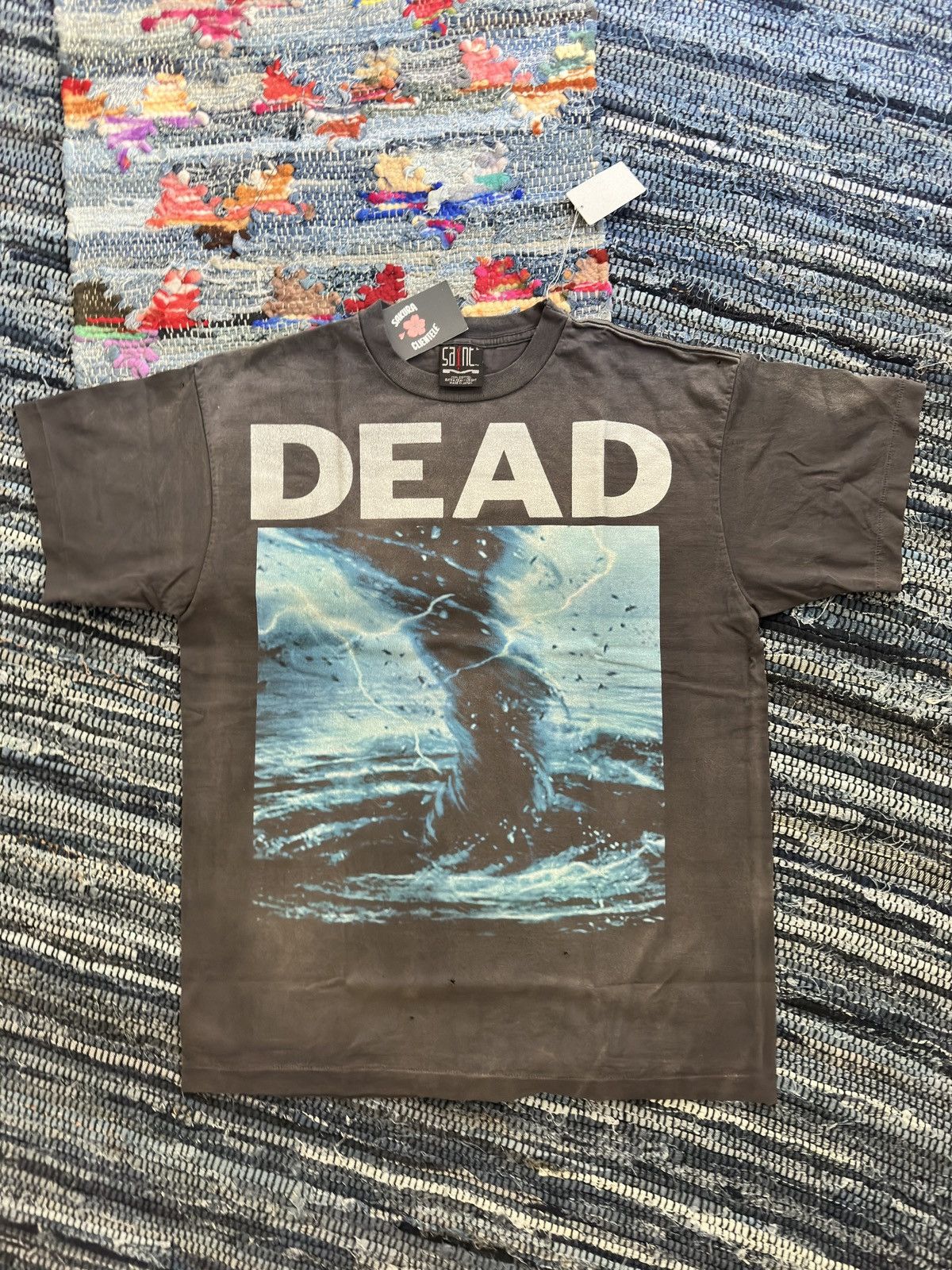 Japanese Brand × Saint Michael × Vintage Saint Mxxxxxx Michael Dead Heathen Distressed Tee Shirt Size US L / EU 52-54 / 3 - 1 Thumbnail