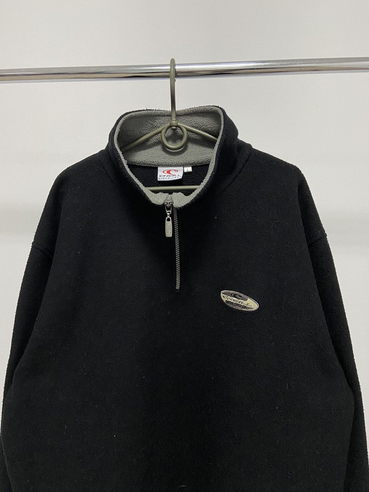 O'Neill × Vintage Oneill Sweatshirt 1/4 zip Vintage small logo Jacket Big Logo Size US L / EU 52-54 / 3 - 3 Thumbnail
