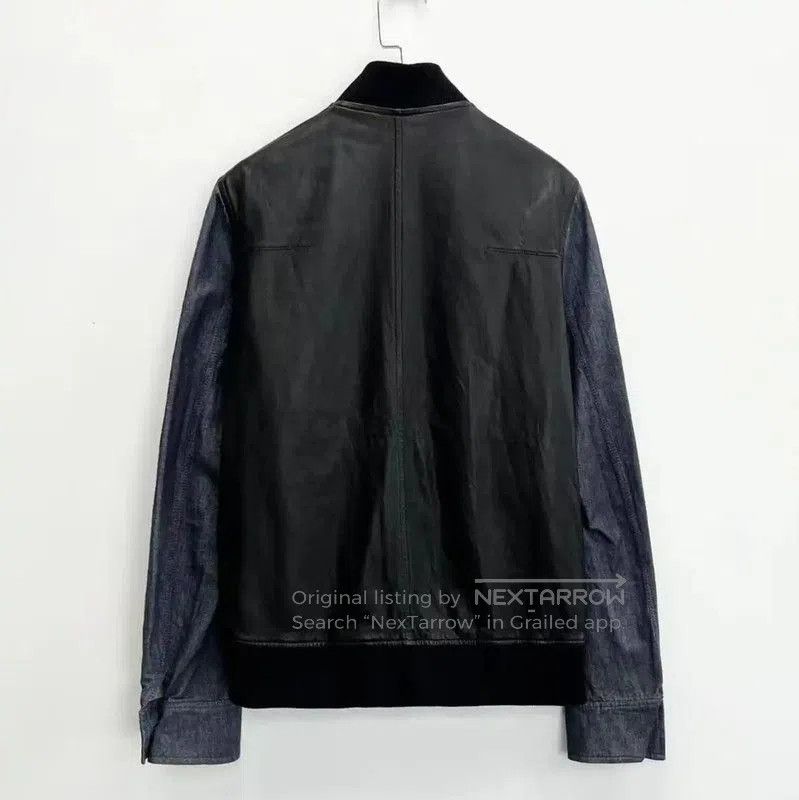 Dior Dior Black Leather Striped Jacket for Women . Size XS / US 0-2 / IT 36-38 - 2 Thumbnail