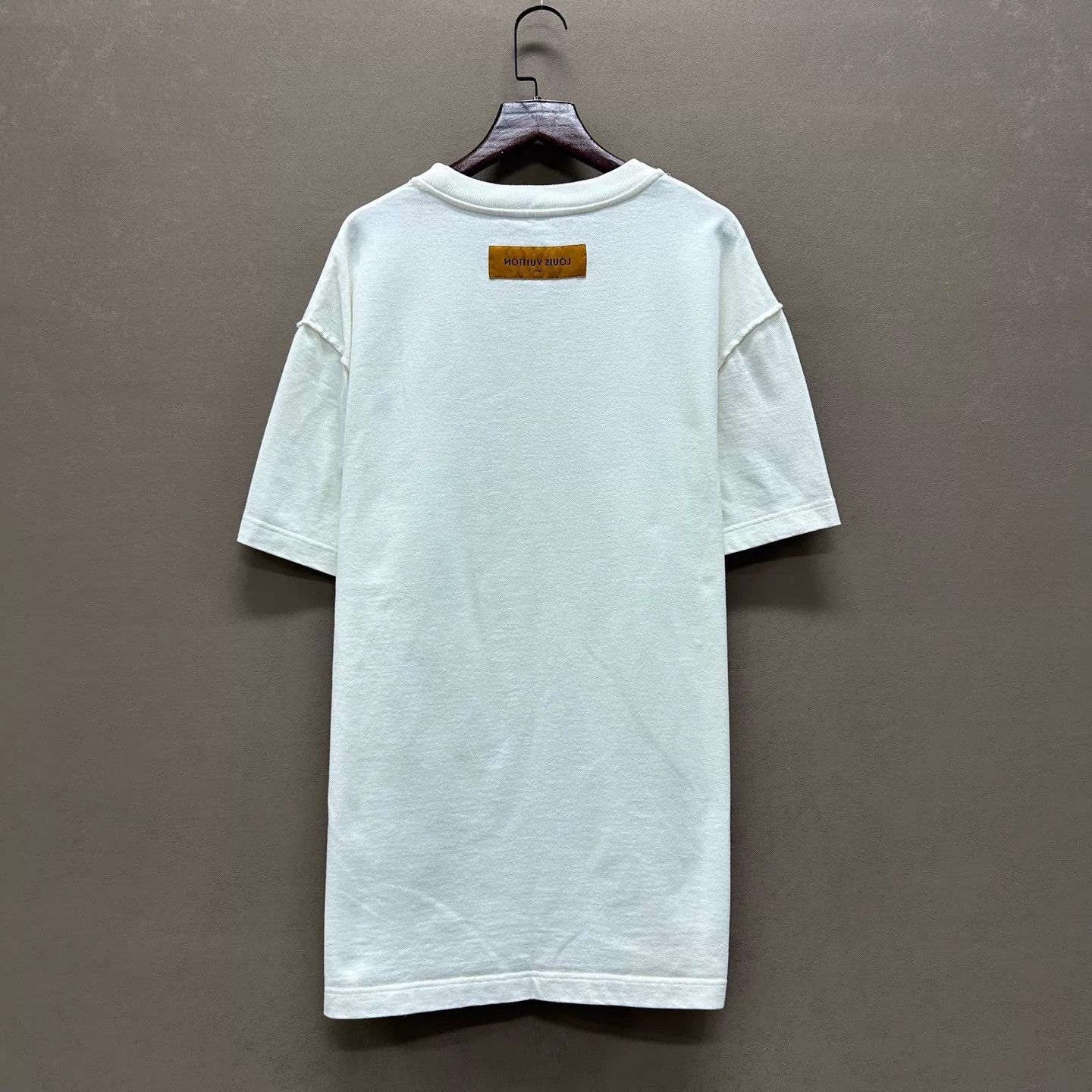 Louis Vuitton LV White/Green Airplane Embroidery Short Sleeve Tee L Size US L / EU 52-54 / 3 - 2 Thumbnail