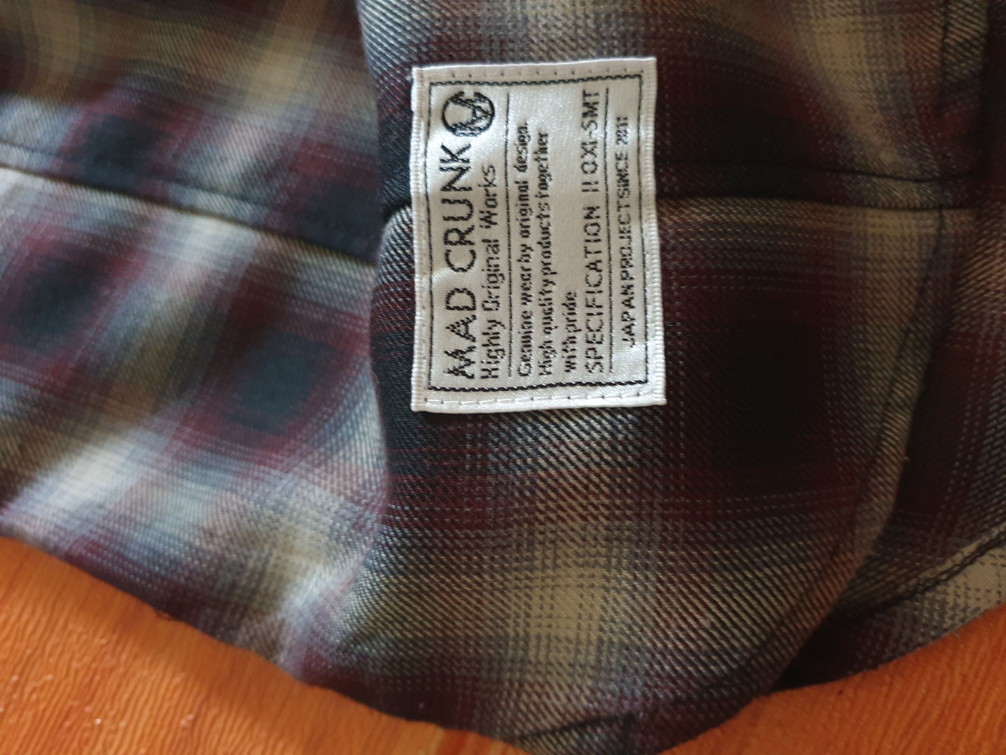 Japanese Brand 💥Mad crunk checkered shirt Size US L / EU 52-54 / 3 - 5 Thumbnail