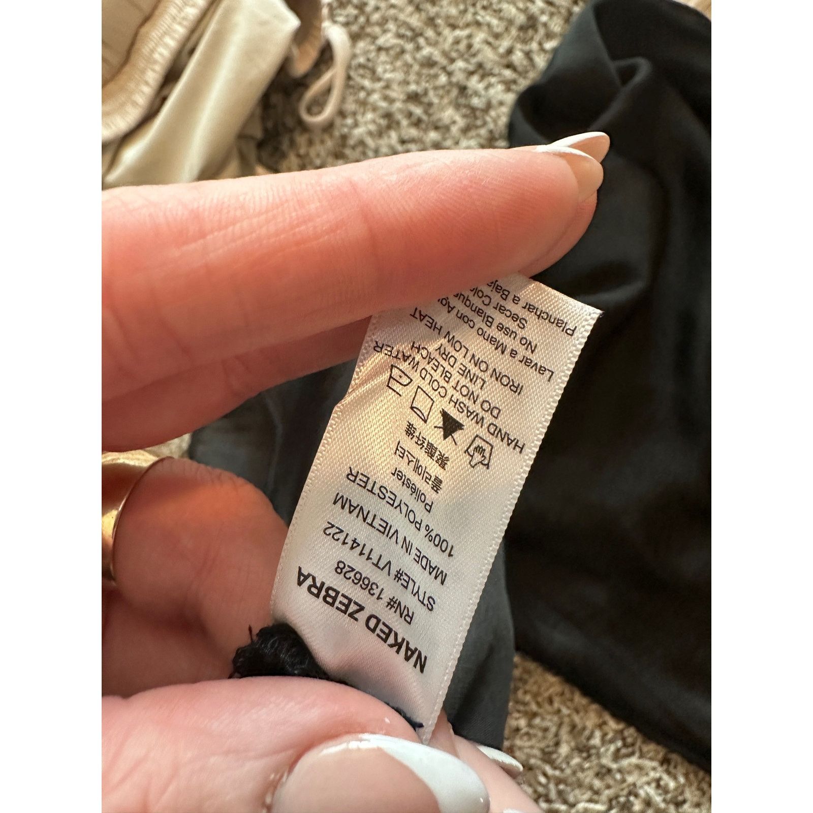 Other Naked Zebra Sleeveless Black Tank Drawstring Shorts Set - M Size 30" / US 8 / IT 44 - 16 Thumbnail