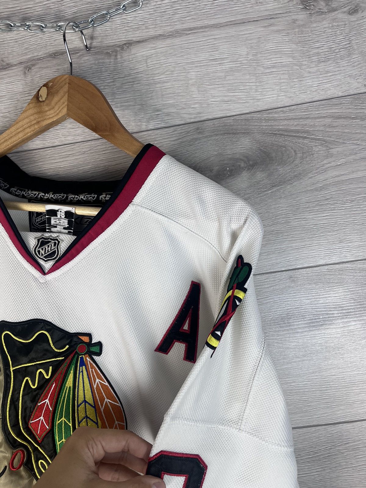Reebok REEBOK HOKEY JERSEY NHL PATRICK SHARP #10 CHICAGO BLACKHAWKS Size US L / EU 52-54 / 3 - 10 Thumbnail