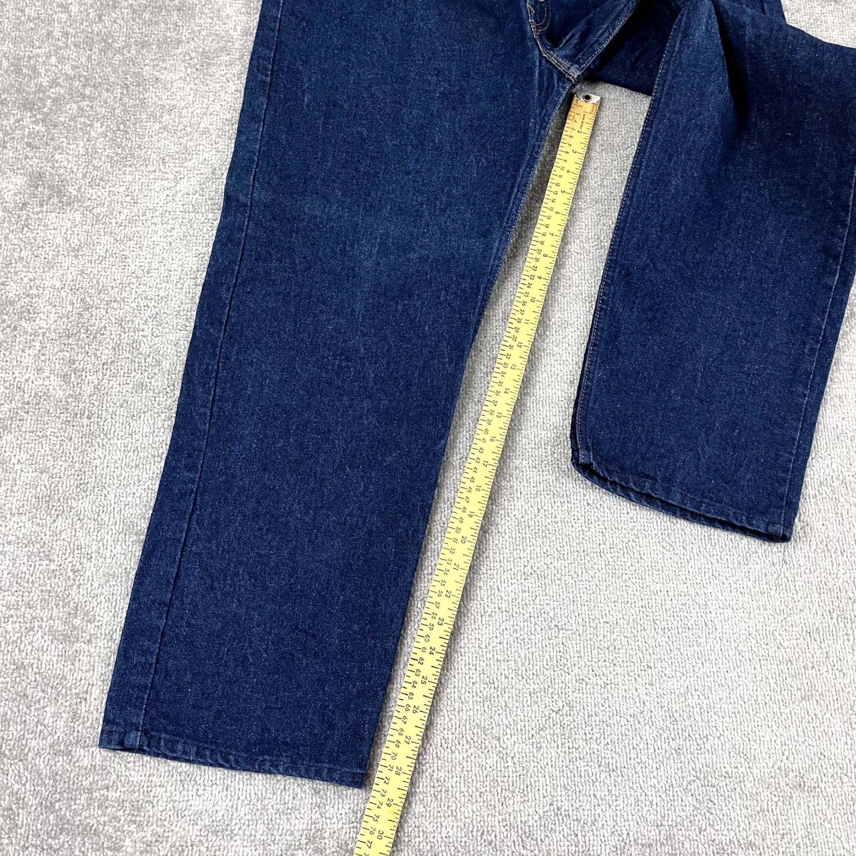 Levi's VINTAGE LEVI 505 Jeans Mens 40 x 30 Straight Blue Denim Orange Tab USA Made 80s Size US 40 / EU 56 - 6 Thumbnail