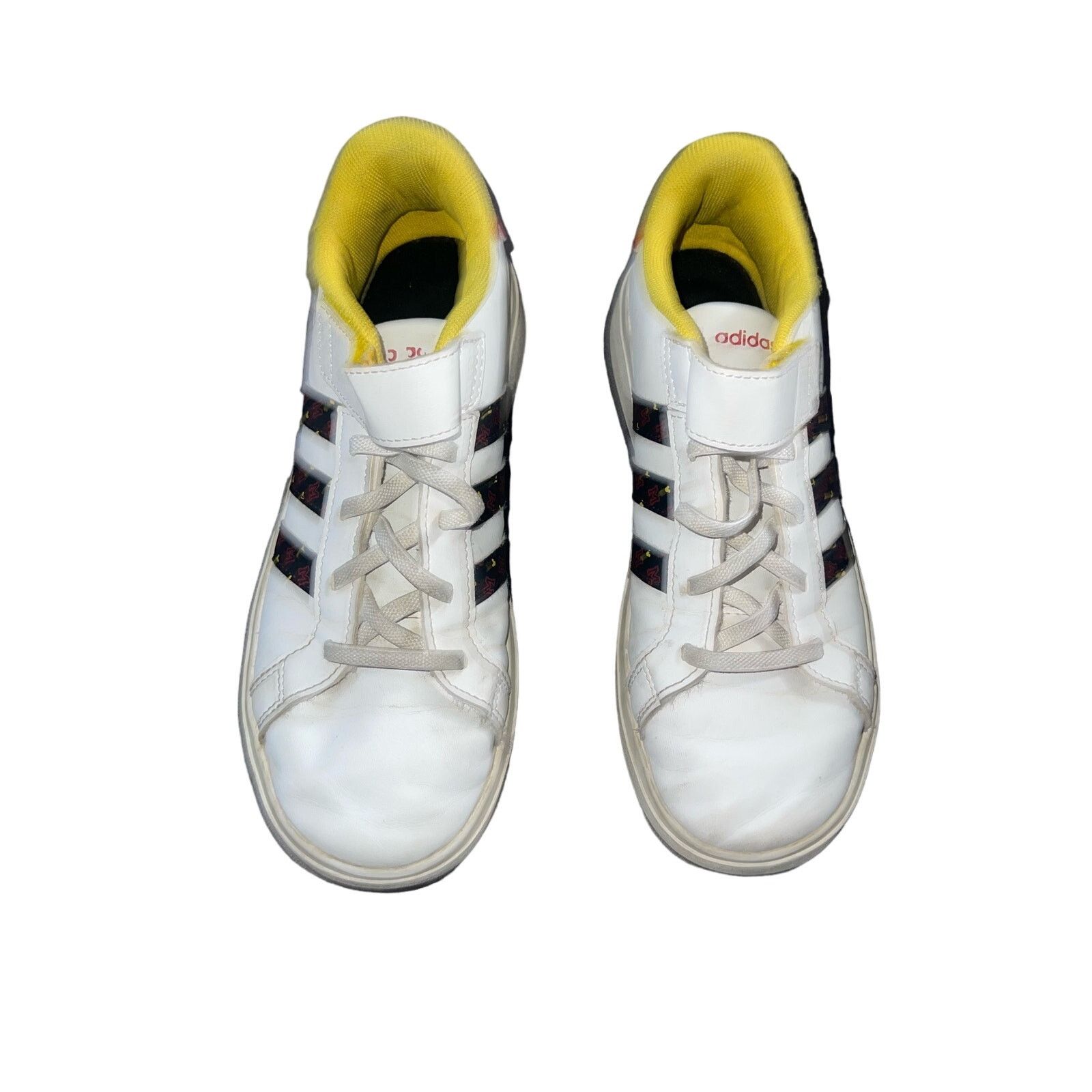 Adidas Disney Collab Mickey Mouse Grand Court Youth Sneaker Size 5 Size US 5 / IT 35 - 2 Thumbnail