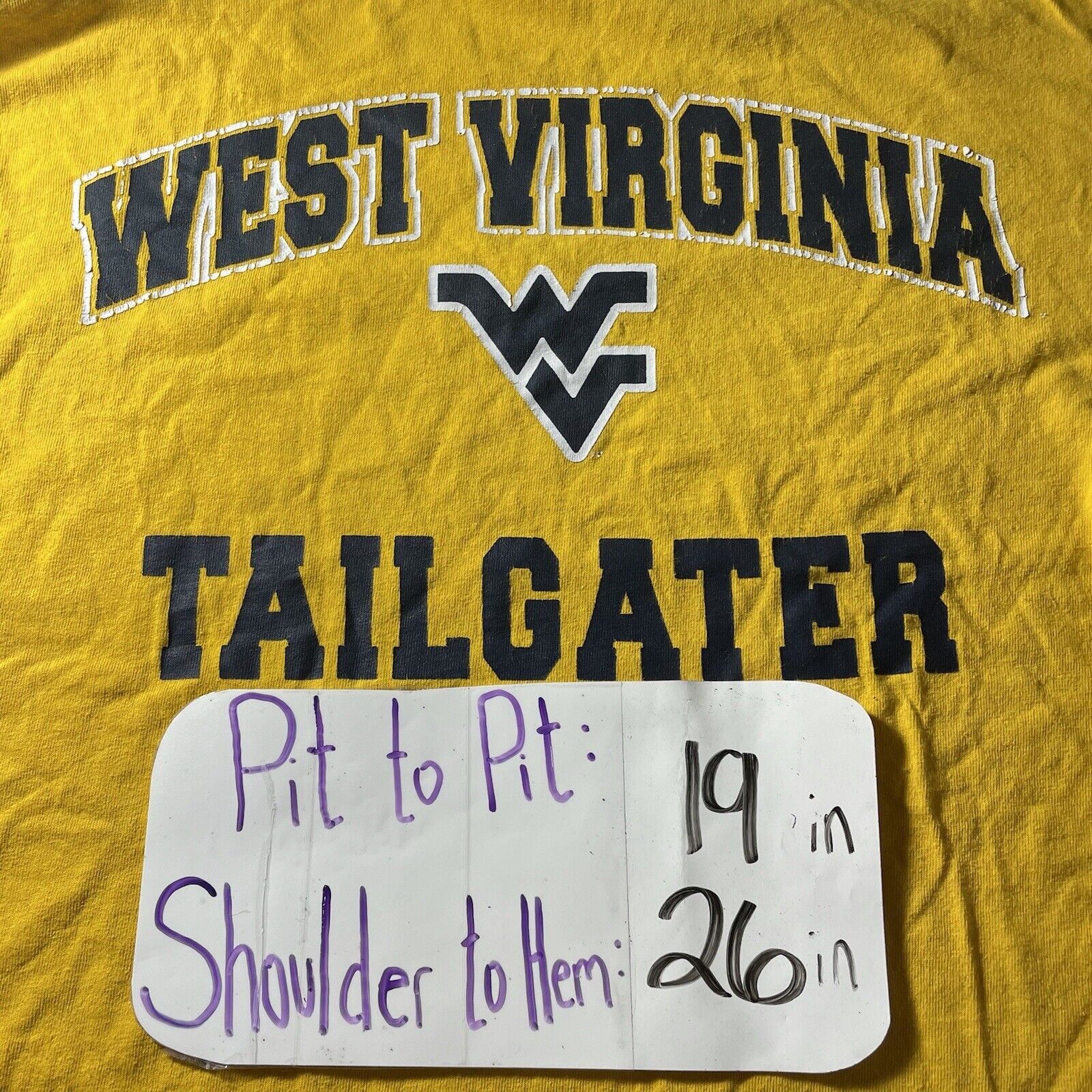 Russell Athletic West Virginia Mountaineers Tailgater Short Sleeve T Shirt Size US S / EU 44-46 / 1 - 10 Thumbnail