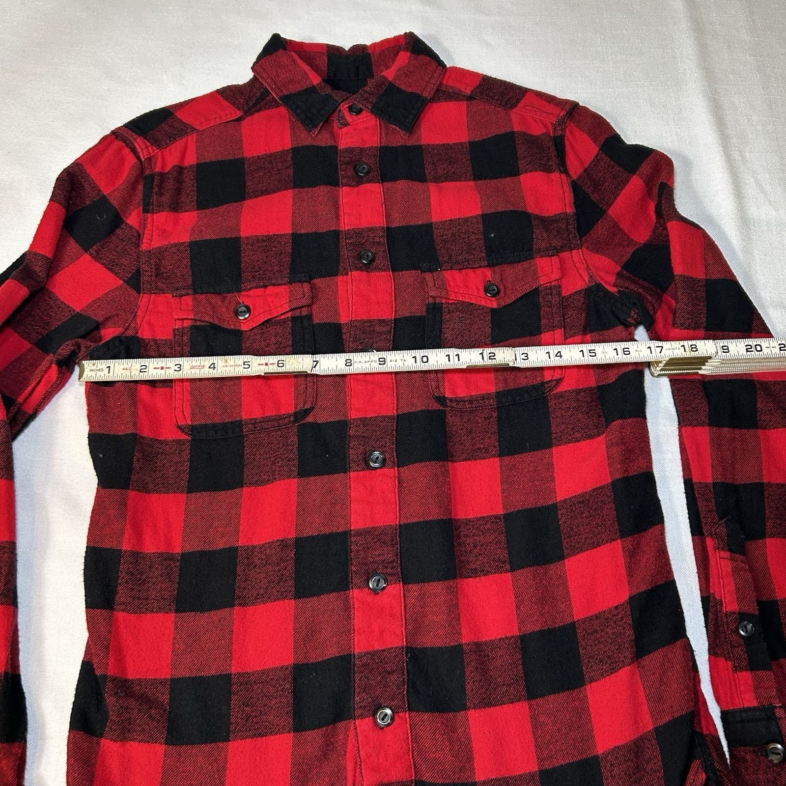 Mossimo Mossimo Supply Mens Button Plaid Flannel 100% Cotton Small Size US S / EU 44-46 / 1 - 3 Thumbnail
