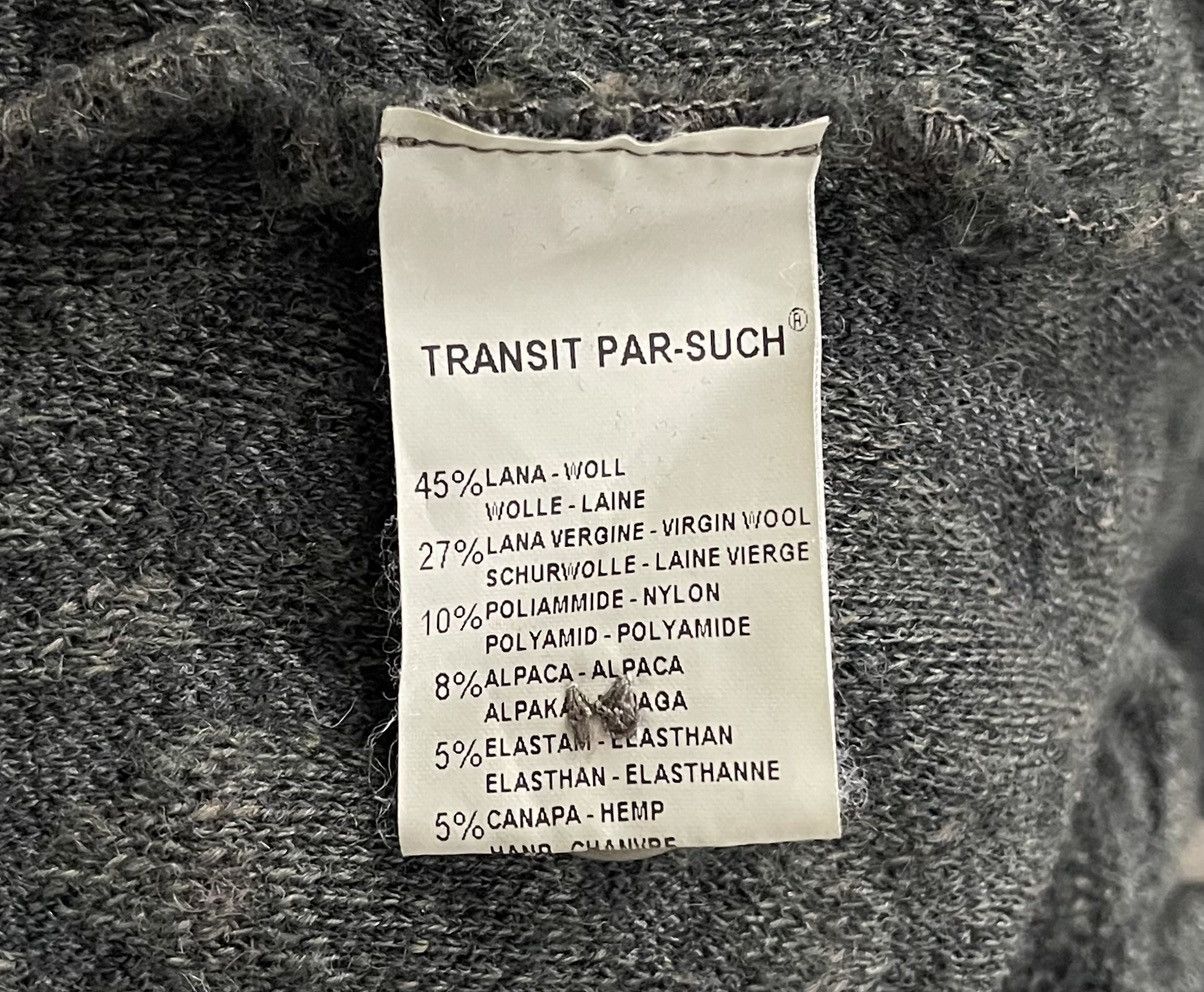 Transit ransit Par - Such 580 Italy Cardigan Sweater Wool Alpaca 4 Size XL / US 12-14 / IT 48-50 - 6 Thumbnail
