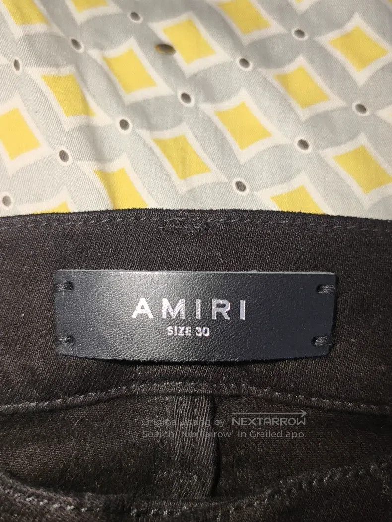 Other Amiri Black ripped denim jeans Size US 30 / EU 46 - 3 Thumbnail