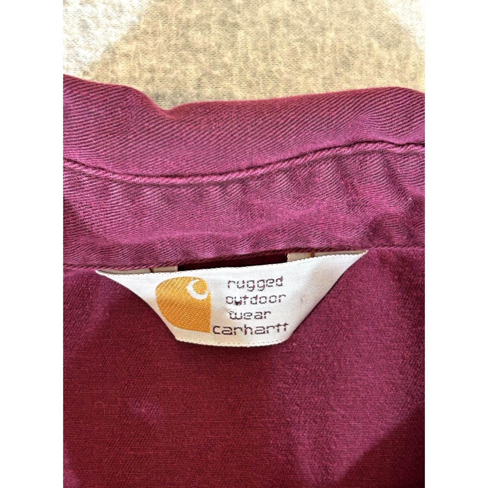 Carhartt VINTAGE Carhartt Shirt Mens 2XL Flannel Red Button Long Sleeve Workwear XXL 90s Size US XXL / EU 58 / 5 - 7 Thumbnail