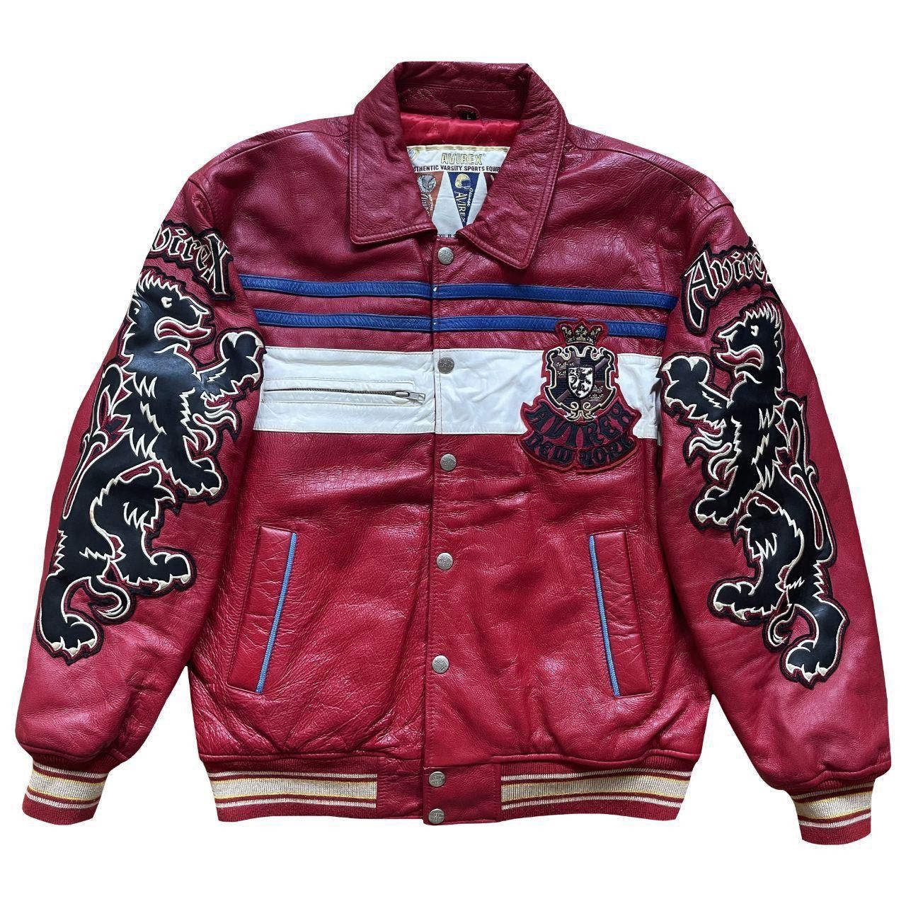 Avirex Avirex Lions Leather Varsity Jacket Size US L / EU 52-54 / 3 - 2 Thumbnail