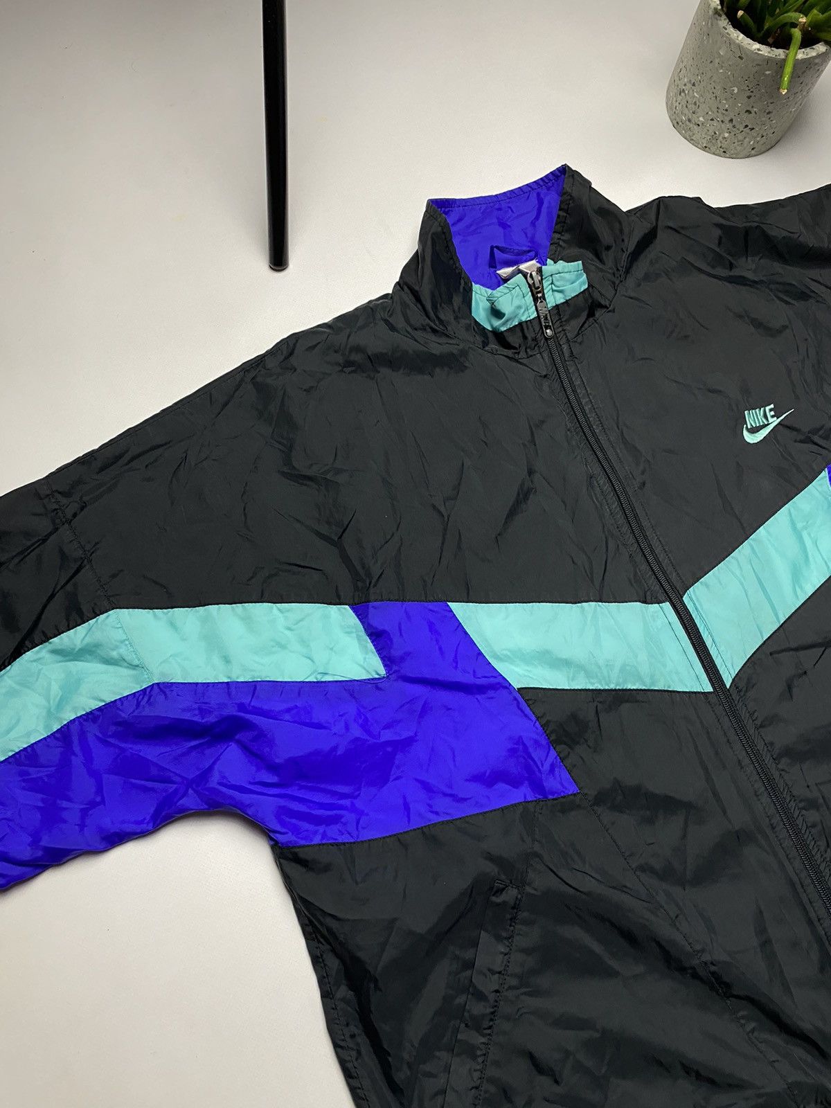 Nike × Vintage Nike vintage very rare jacket y2k Size US L / EU 52-54 / 3 - 6 Thumbnail