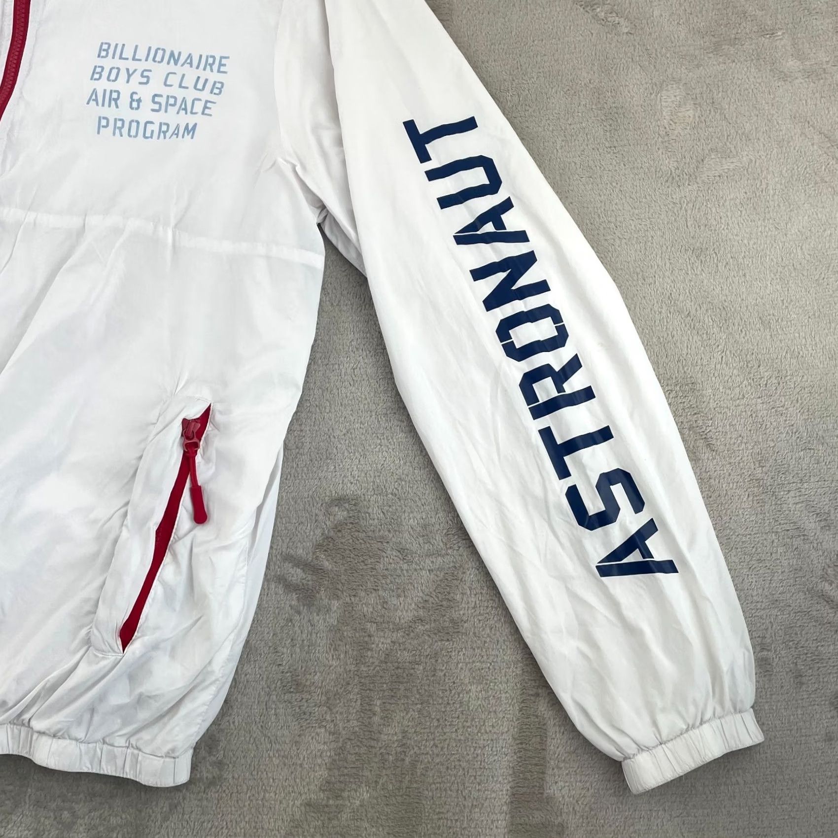 Billionaire Boys Club Billionaire Boys Club Jacket Men Blast L White Pullover Zip Pockets Windbreaker 1/2 Zip All Seasons Athletic Mens Size US L / EU 52-54 / 3 - 7 Thumbnail
