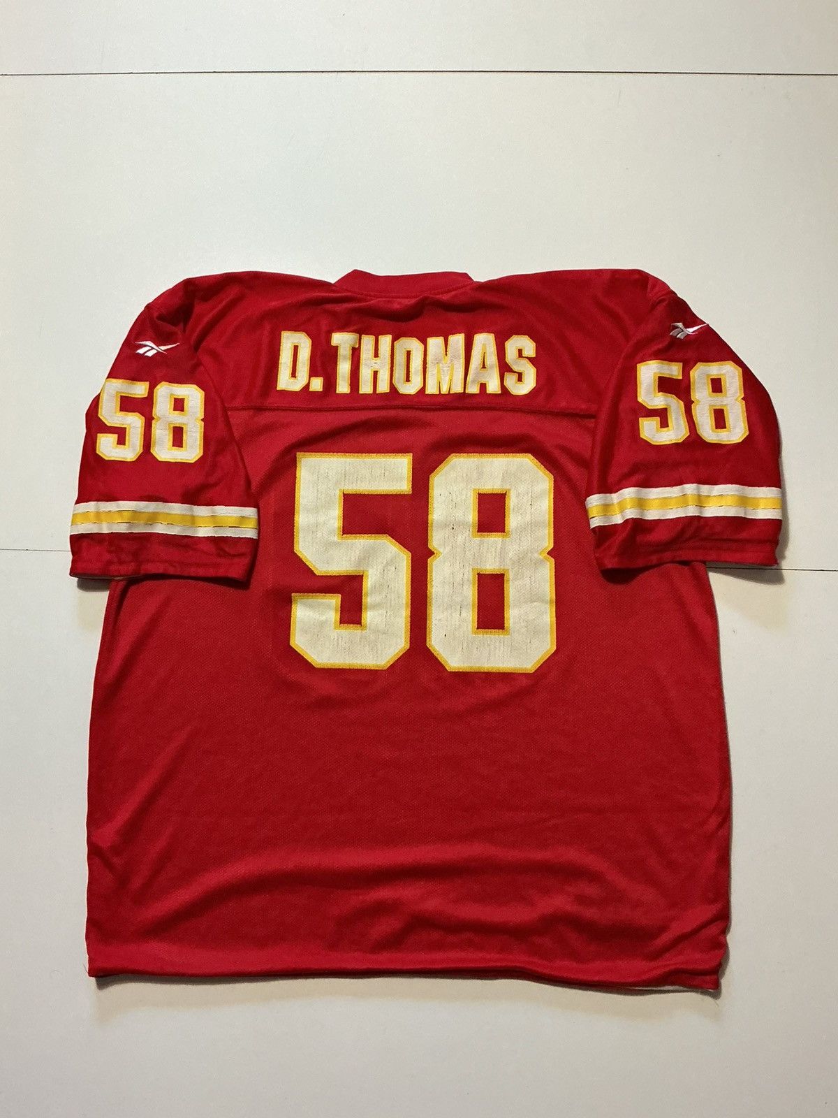 Reebok Reebok Kansas City Chiefs Derrick Thomas NFL Football Jersey Size US XXL / EU 58 / 5 - 2 Thumbnail