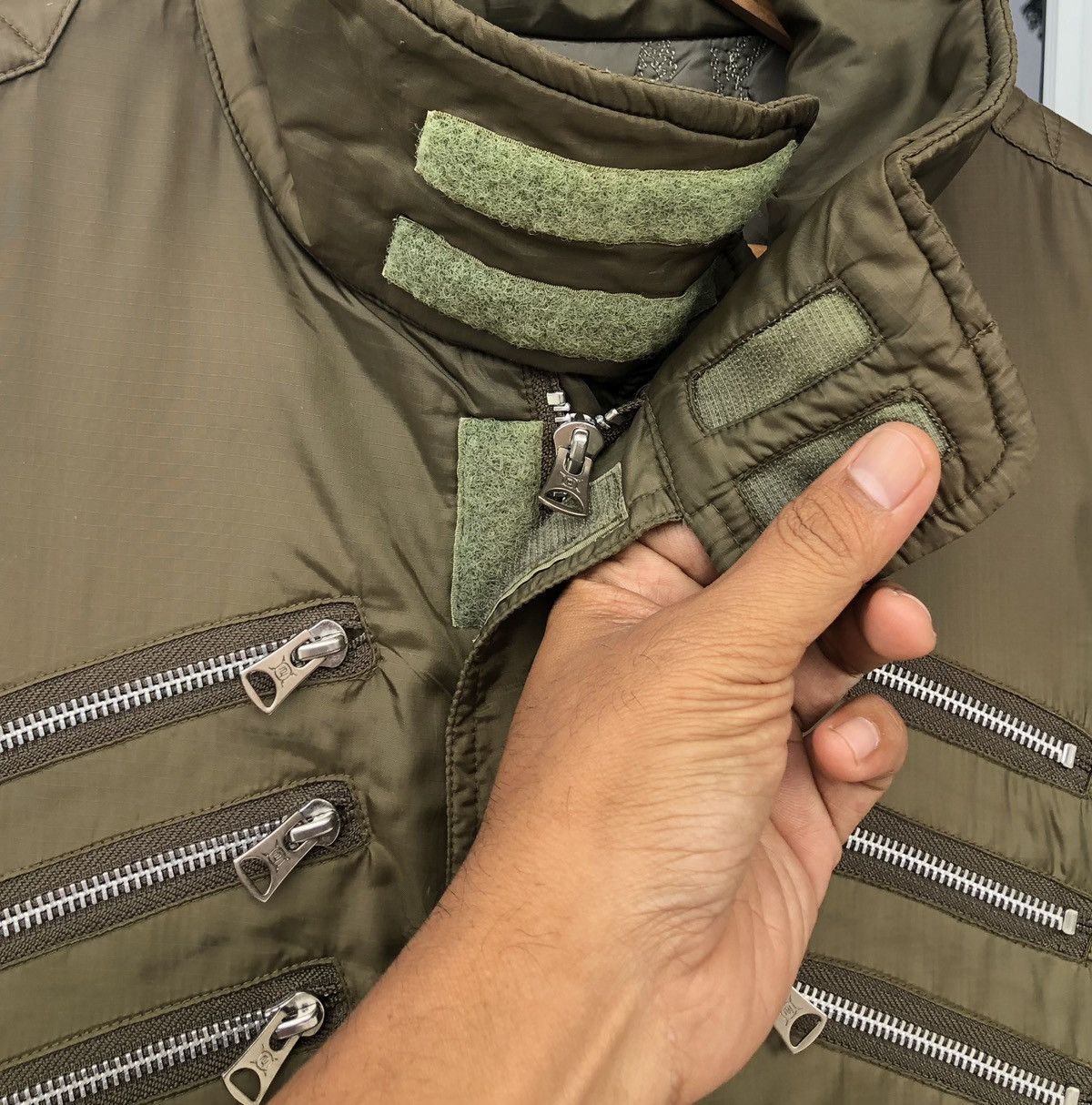Neighborhood Vintage 02 Neighborhood Multi Zipper Military Quilted Jacket Size US S / EU 44-46 / 1 - 9 Thumbnail