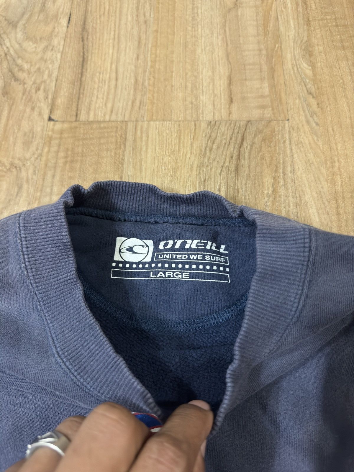 O'Neill × Vintage VINTAGE ONEILL SURFING SWEATSHIRT Size US L / EU 52-54 / 3 - 2 Thumbnail