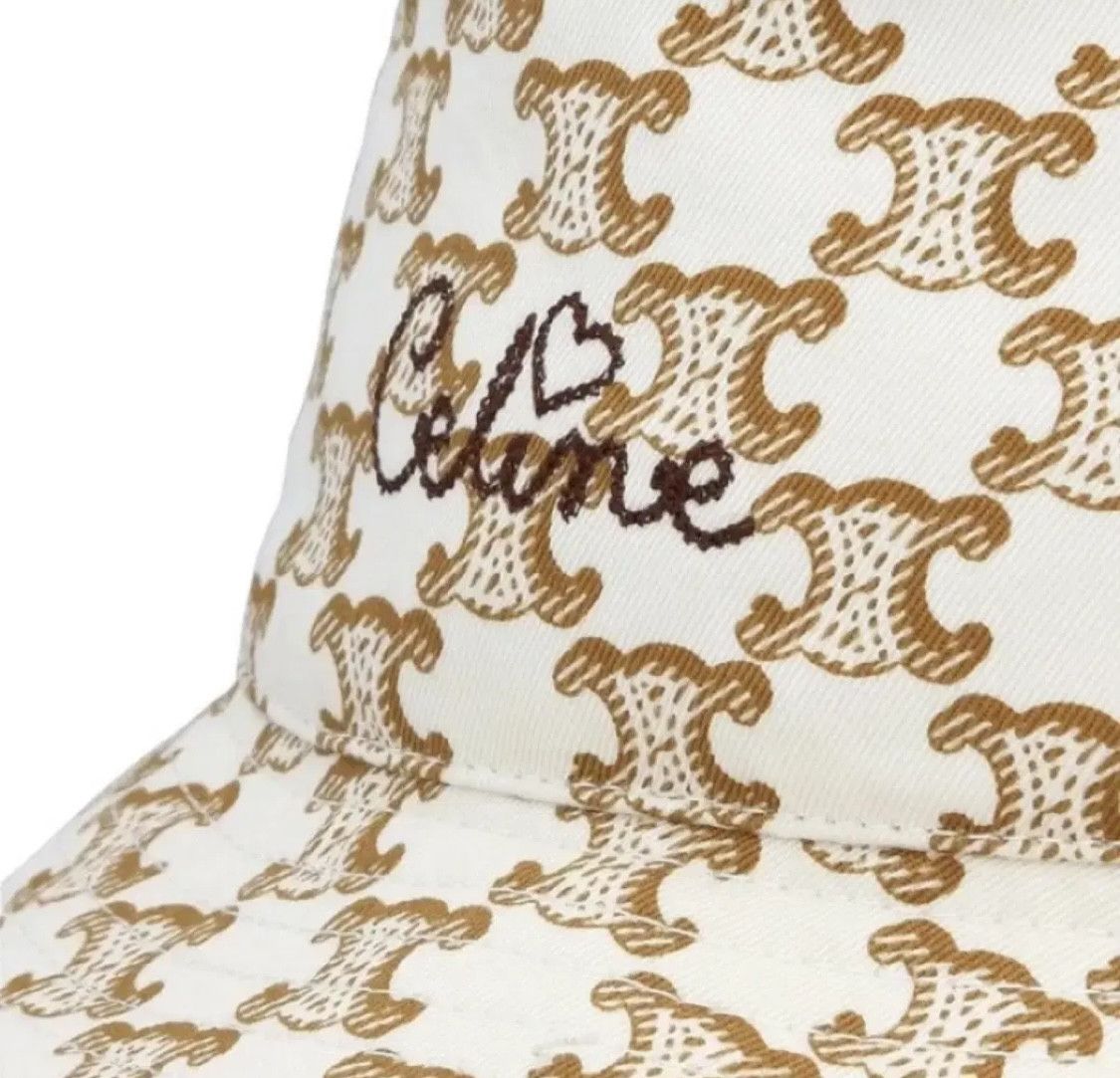 Celine × Hedi Slimane Celine triomphe bucket hat M size super rare Size ONE SIZE - 5 Thumbnail