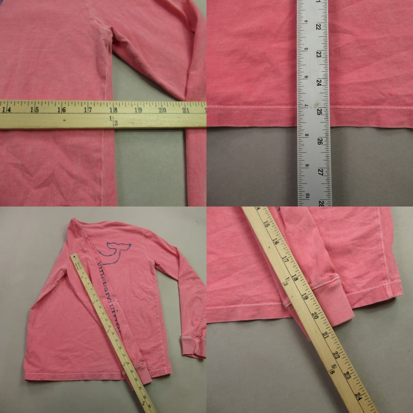 Vineyard Vines Vineyard Vines Shirt Mens XS Pink Long Sleeve Crew Neck Pocket Casual Size US XS / EU 42 / 0 - 8 Thumbnail