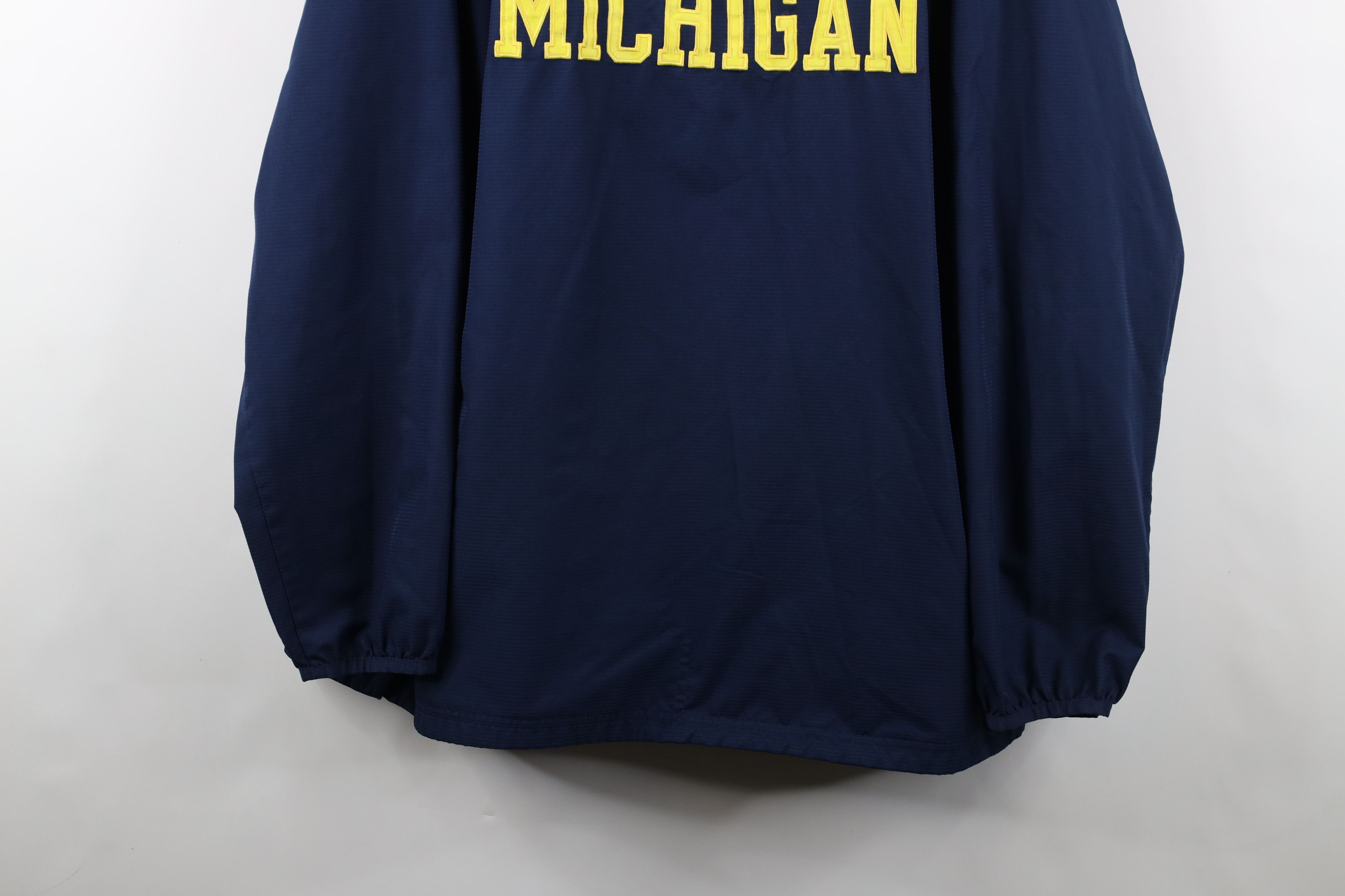 Adidas × Vintage Adidas University of Michigan Football Pullover Jacket Blue Size US XXL / EU 58 / 5 - 3 Thumbnail