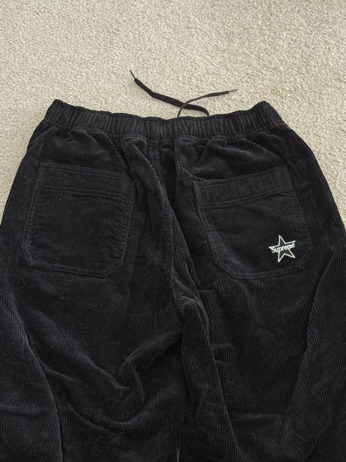 Supreme Supreme Corduroy Skate Pants (Black) Size US 30 / EU 46 - 3 Thumbnail