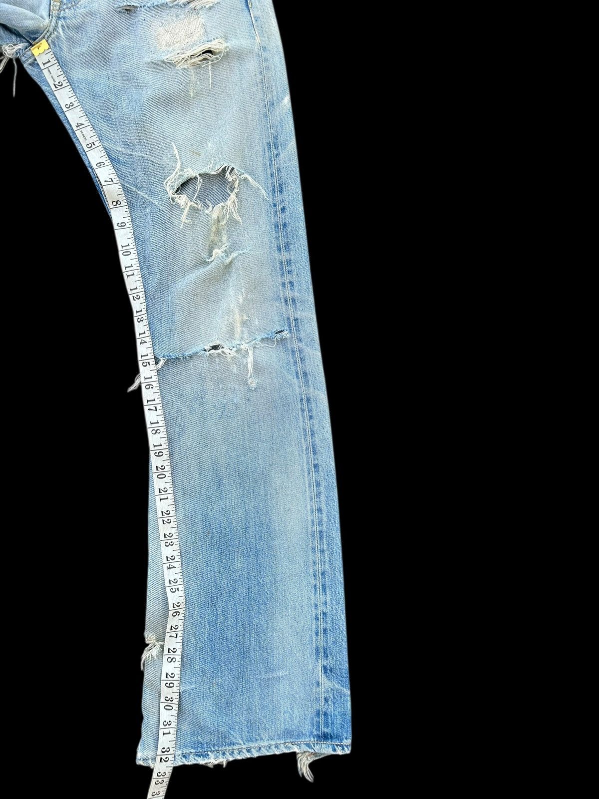 Hysteric Glamour Thrashed Vintage Hysteric Glamour Selvedge Flare Denim Jeans Size US 32 / EU 48 - 24 Thumbnail