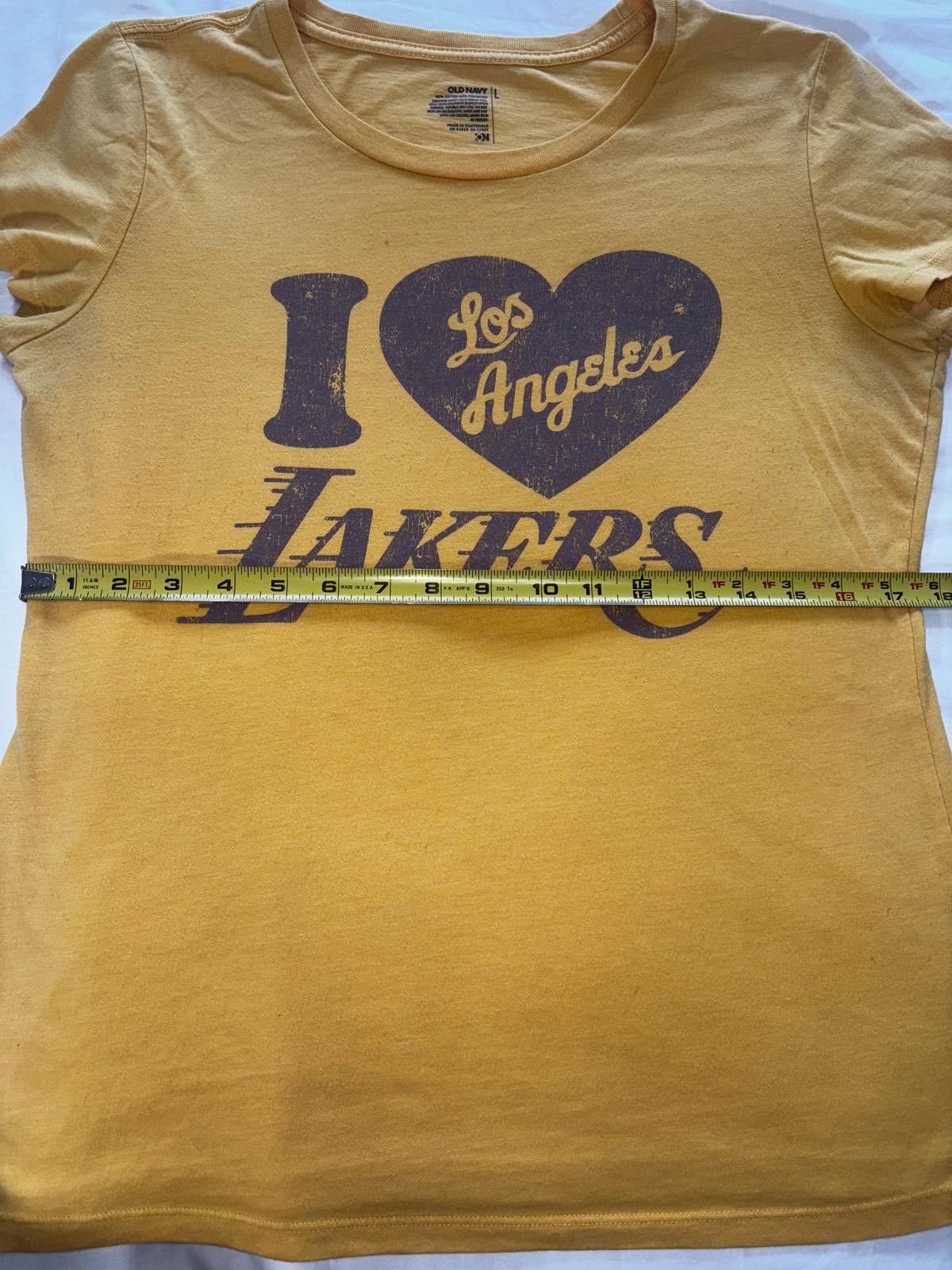 Old Navy Los Angeles Lakers Tee by Old Navy Size L / US 10 / IT 46 - 7 Thumbnail