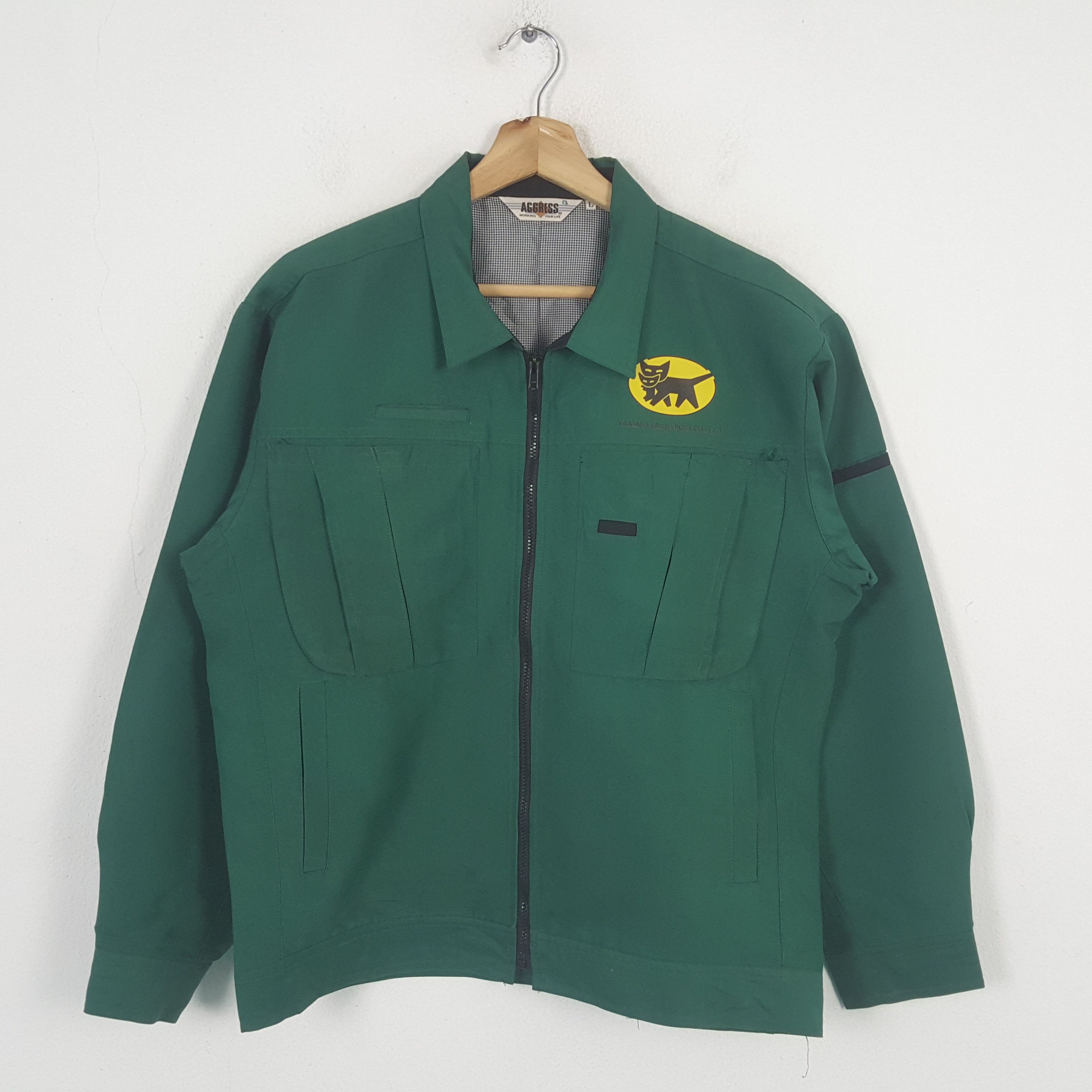 Japanese Brand × Vintage Vintage Yamato Transports Japan Racing Custom Jacket C284N15 Size US L / EU 52-54 / 3 - 3 Thumbnail