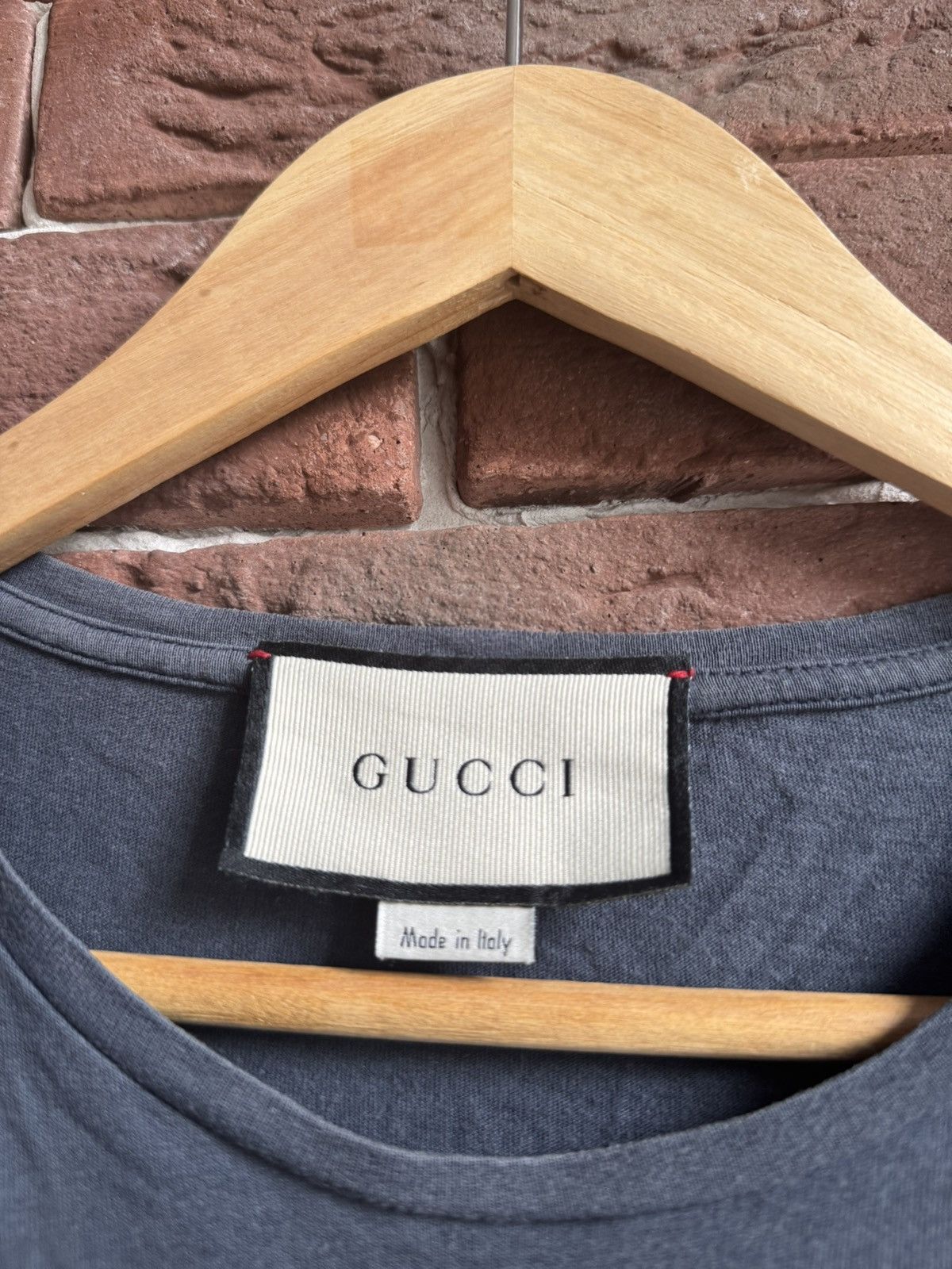 Gucci Rare Grey Gucci Logo T-Shirt Highest Designer Grail S Italy Size US S / EU 44-46 / 1 - 12 Thumbnail
