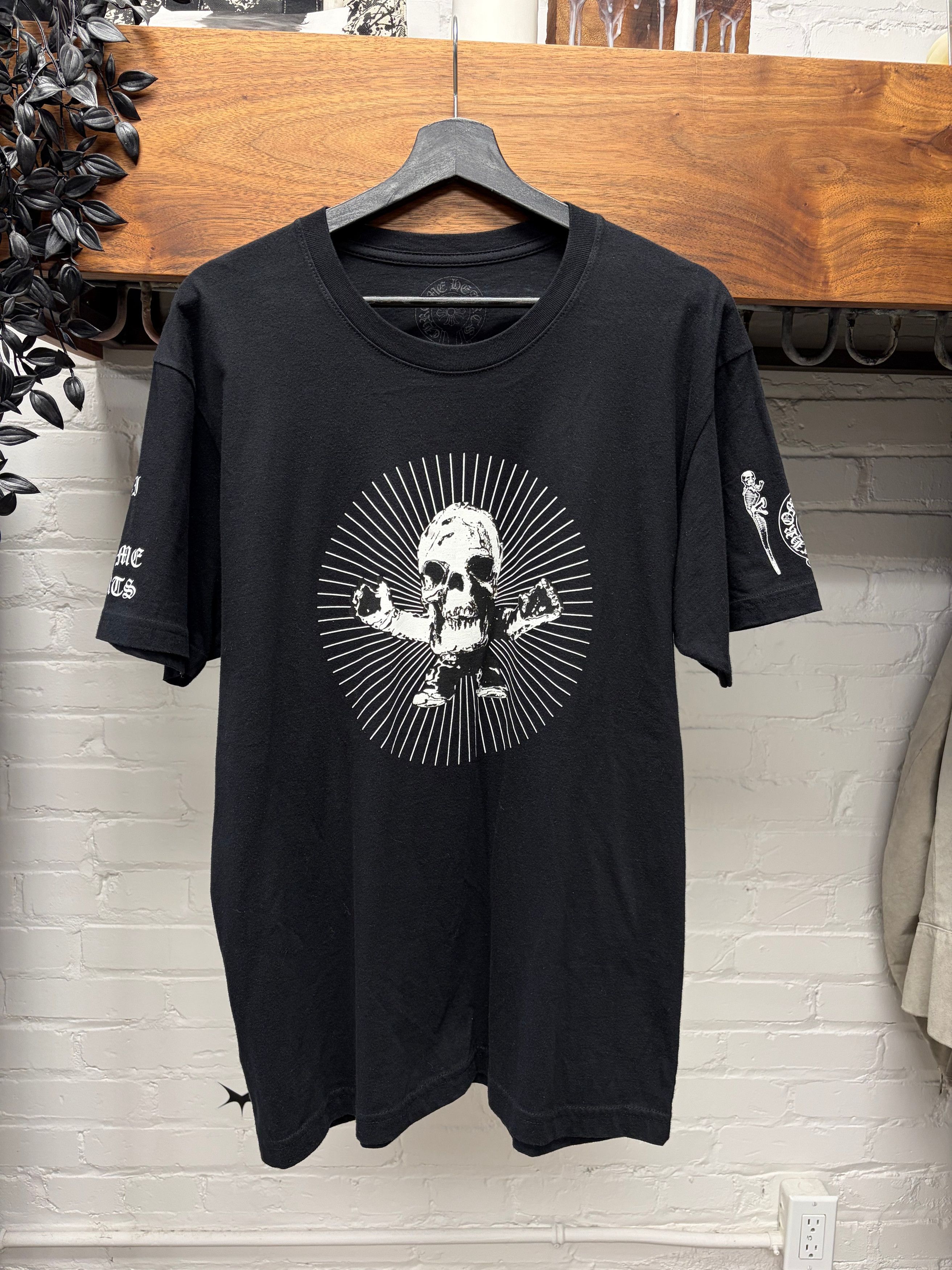 Chrome Hearts Chrome Hearts Foti ‘Harris Teeter’ Black Skull Graphic T-Shirt Size US L / EU 52-54 / 3 - 1 Thumbnail