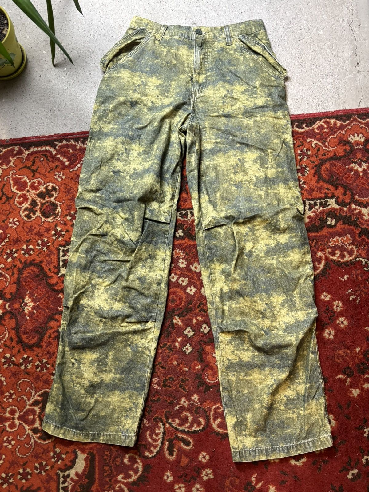 Asos × Vintage Vintage avant garde Camouflaged Military Cargo Pants Size 26" / US 2 / IT 38 - 1 Thumbnail