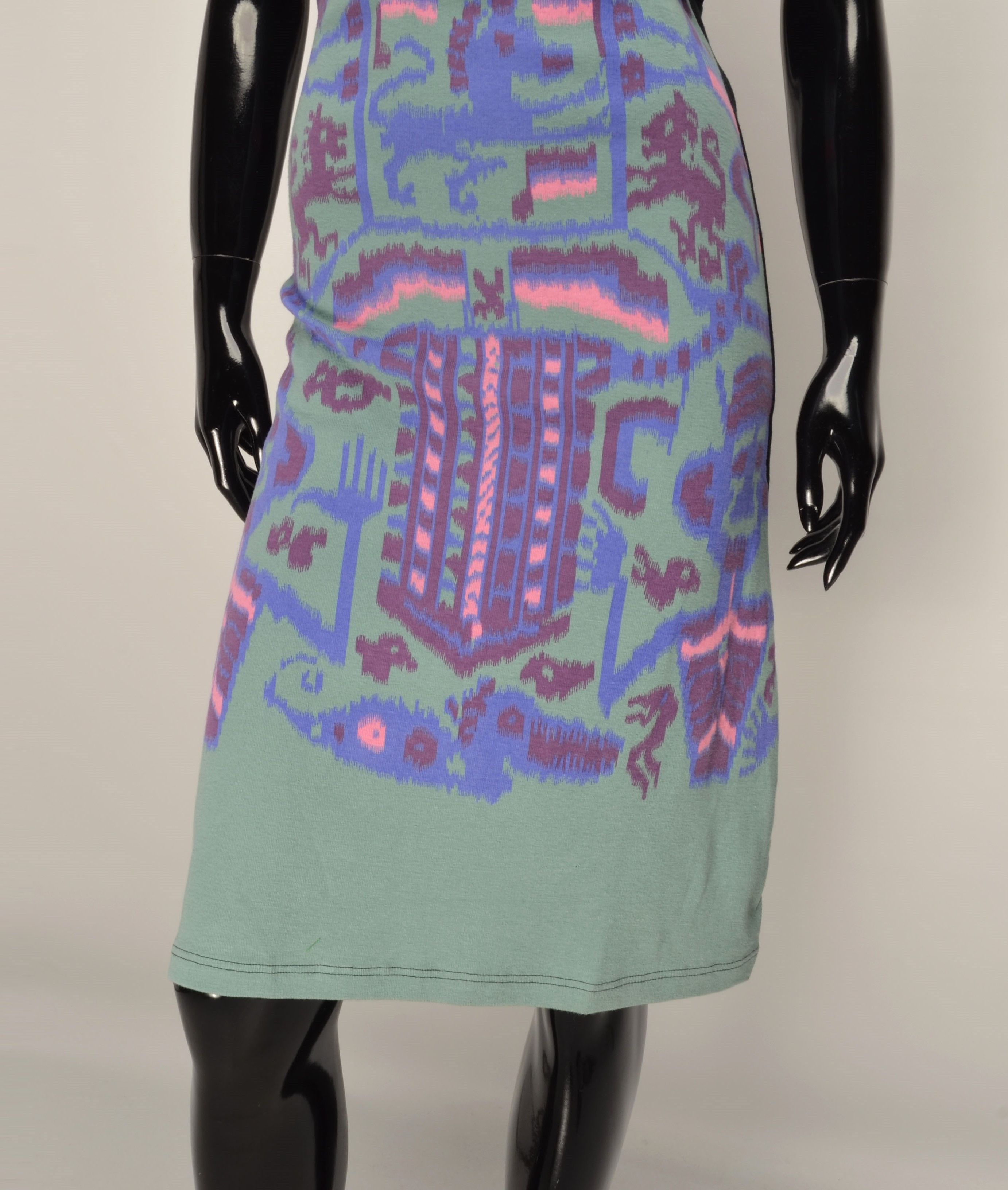 Custo Barcelona Vintage Custo Barcelona Y2K Printed Bodycon Dress Size S / US 4 / IT 40 - 3 Thumbnail