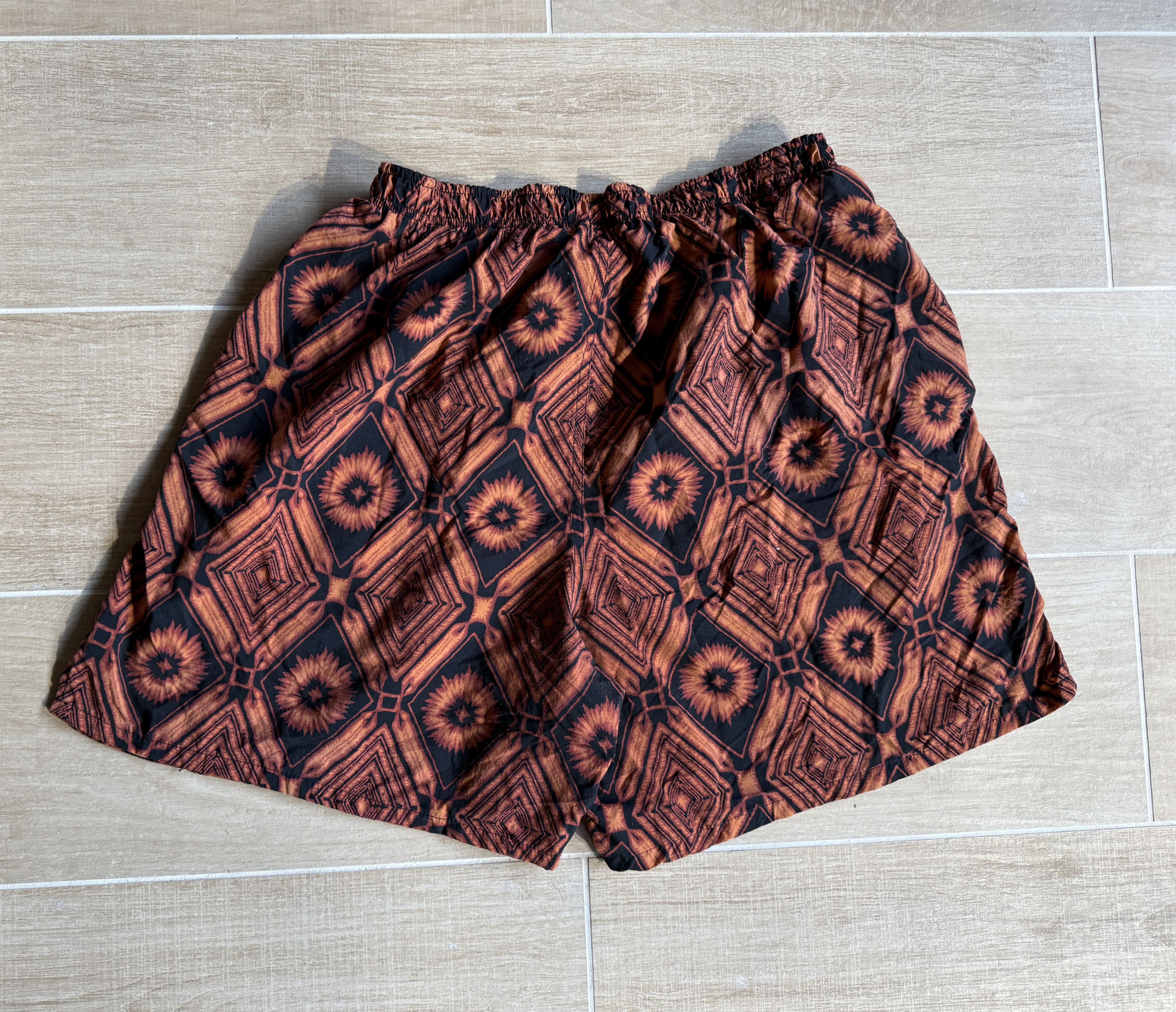 Speedo Speedo Men's Tribal Swim Trunks Orange/Black Size US 34 / EU 50 - 4 Thumbnail
