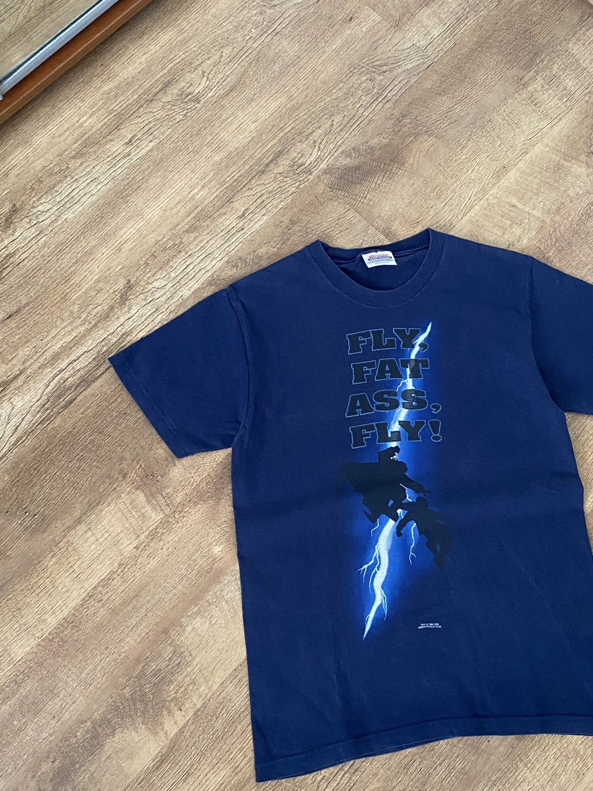 Hanes × Vintage Vintage Fly Fat Ass Fly Movie Band Tee Size US S / EU 44-46 / 1 - 2 Thumbnail
